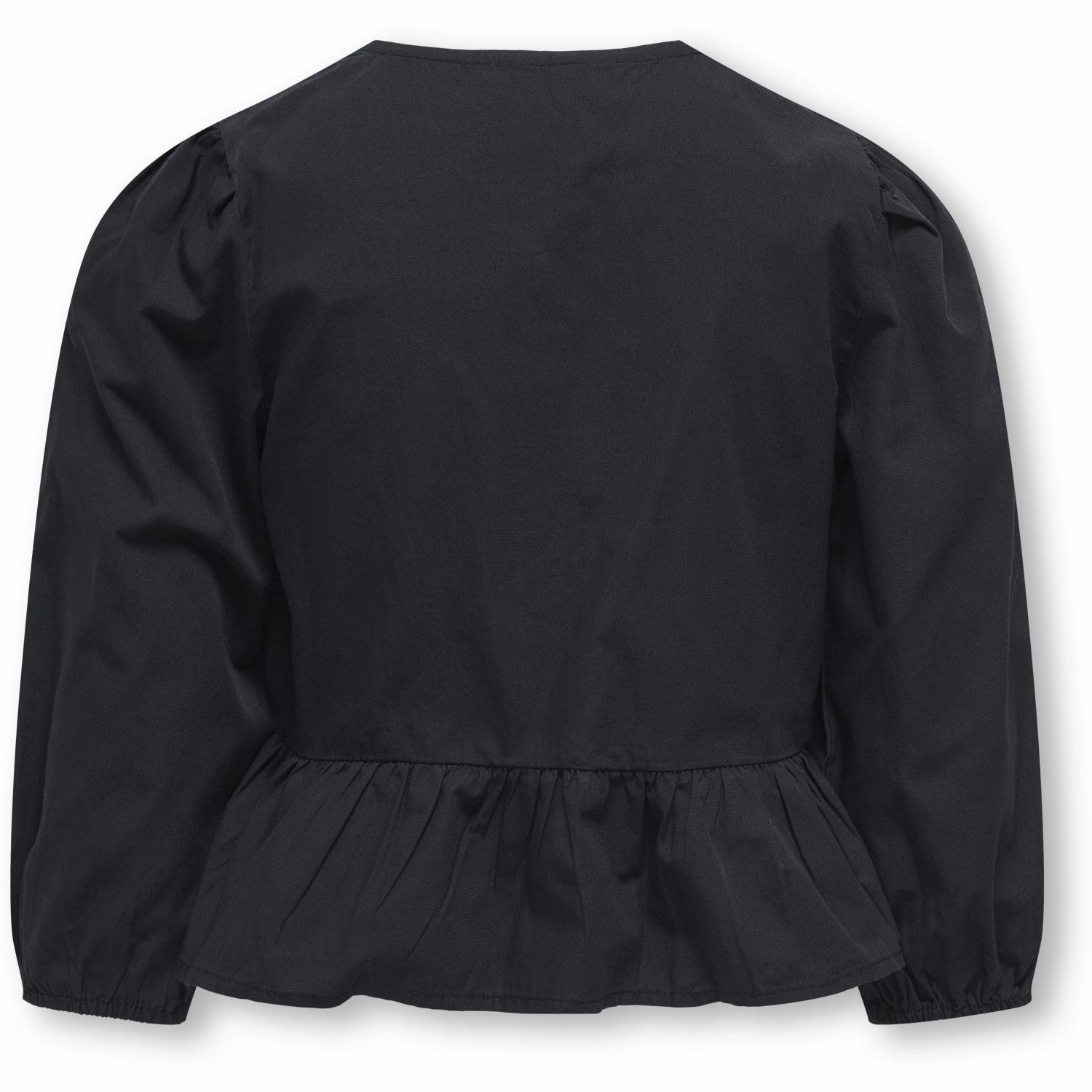 kids ONLY Black Clara Puff Bow Blouse AOP UV Protective Fabric
