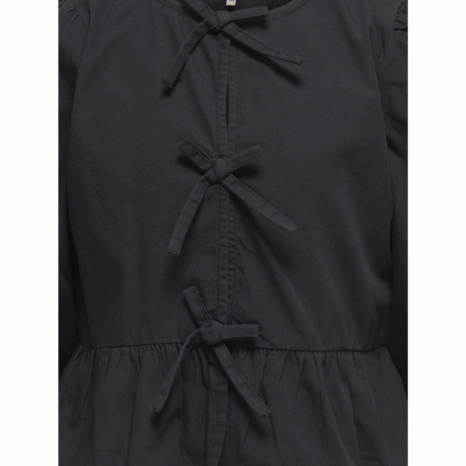 kids ONLY Black Clara Puff Bow Blouse AOP Sophisticated Look