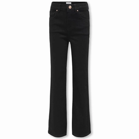 Easy Routine Kids ONLY Black Denim Juicy Wide Leg Denim Jeans Noos
