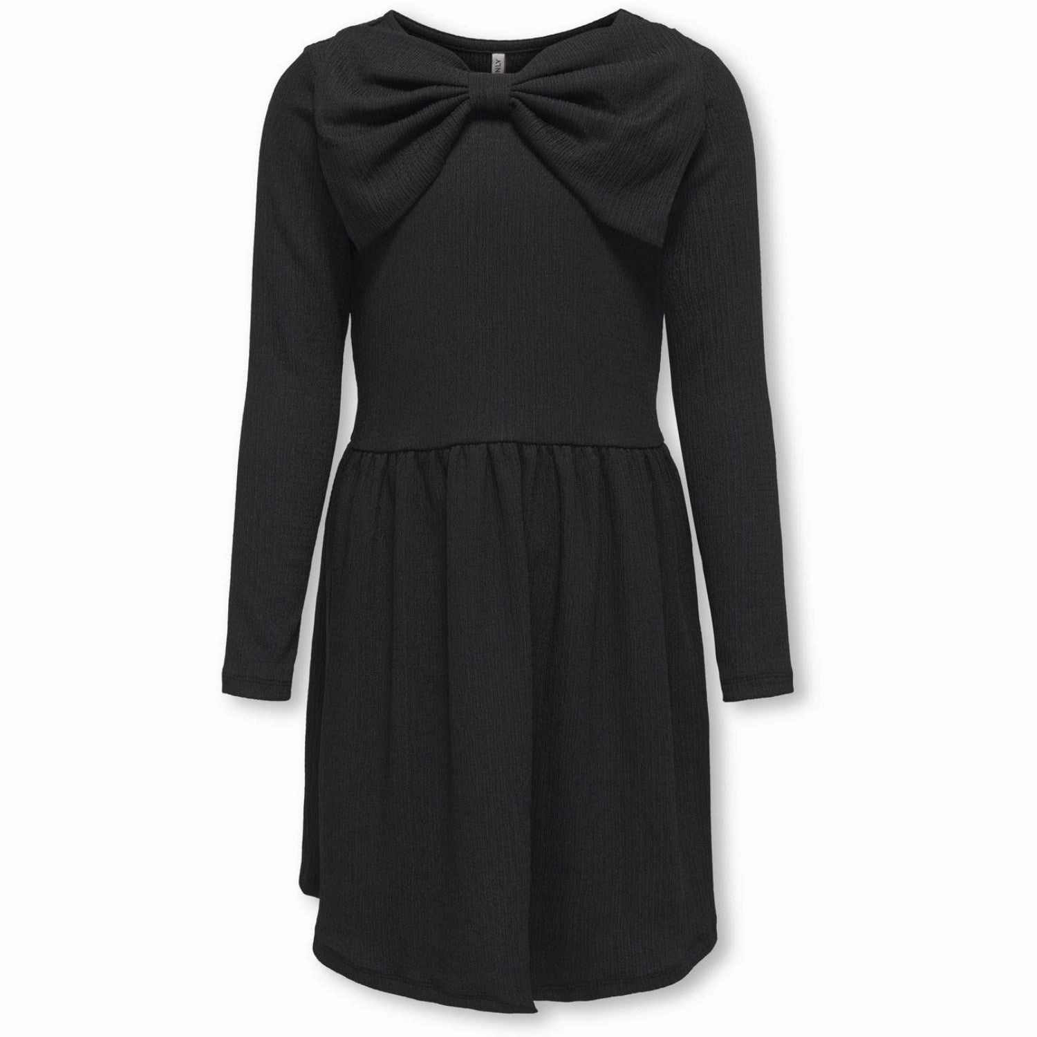 Smooth Finish Flattering Layer kids ONLY Black Mia Bow Dress