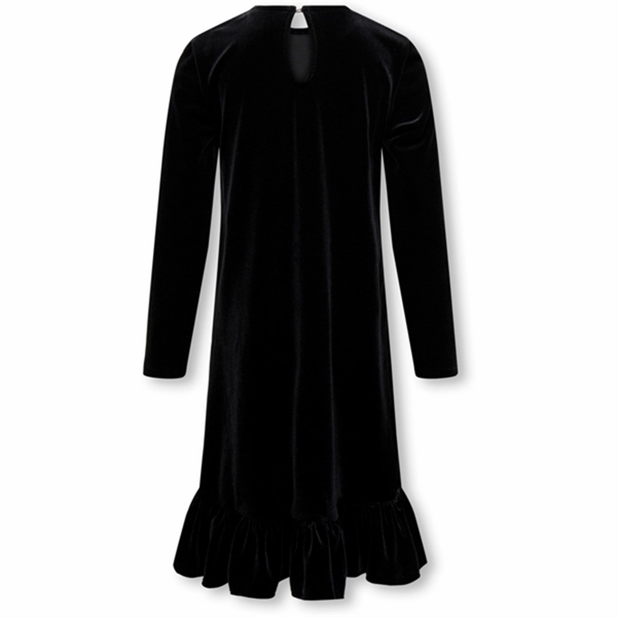 Kids ONLY Black Smooth O-Neck Dress Jewel-Tone