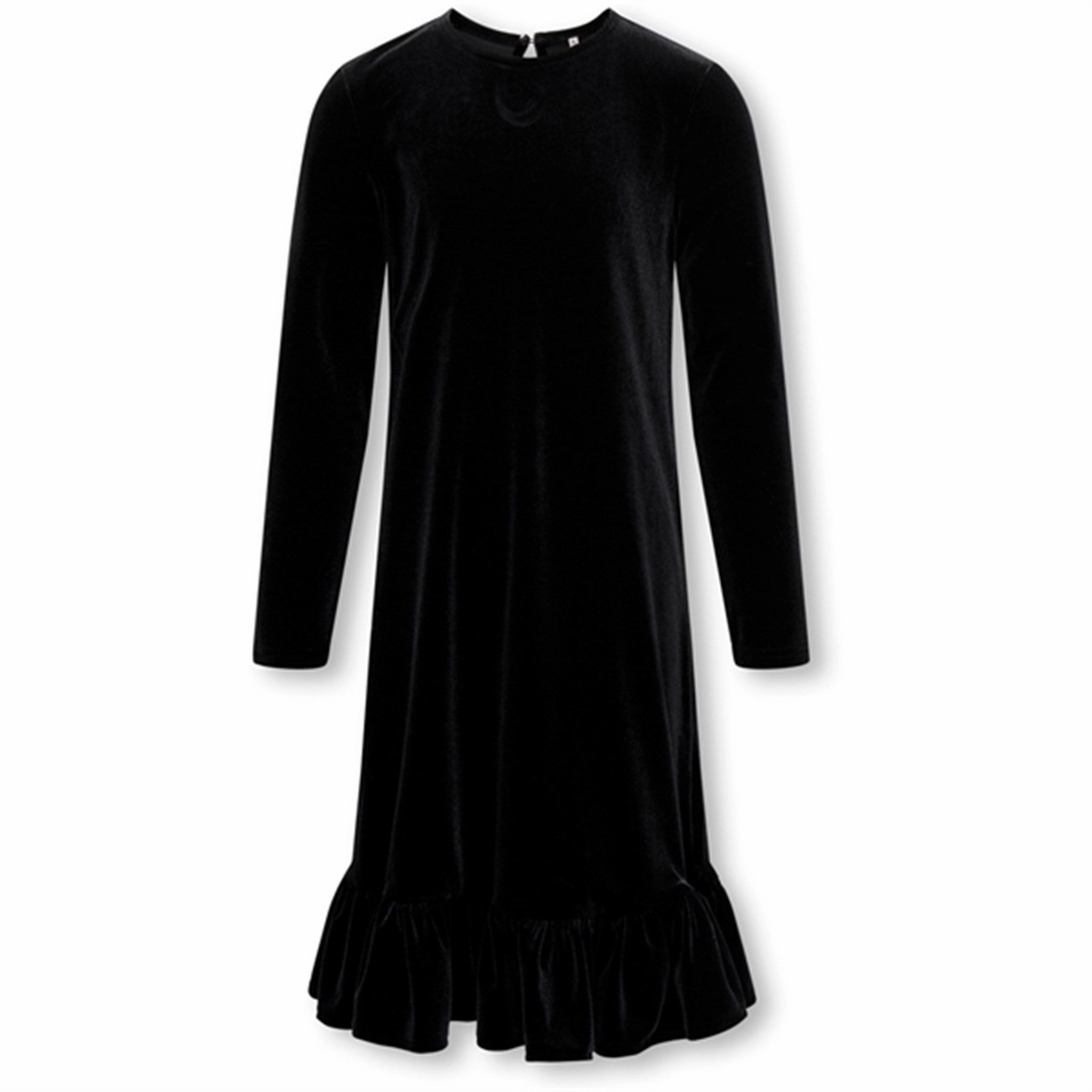 Kids ONLY Black Smooth O-Neck Dress Timeless Layering