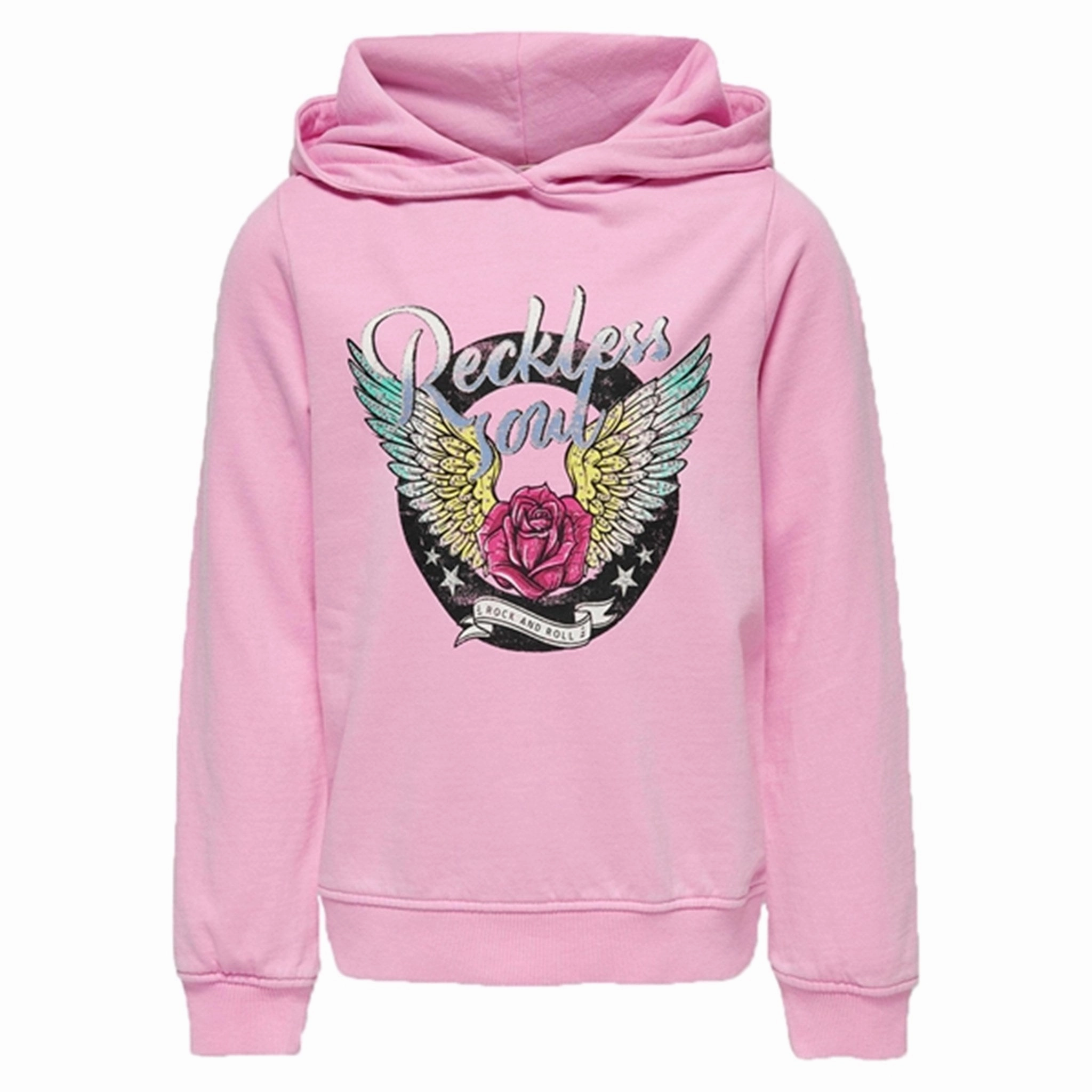 Vegan Leather Kids ONLY Bonbon Reckless Lucinda Wing Hoodie