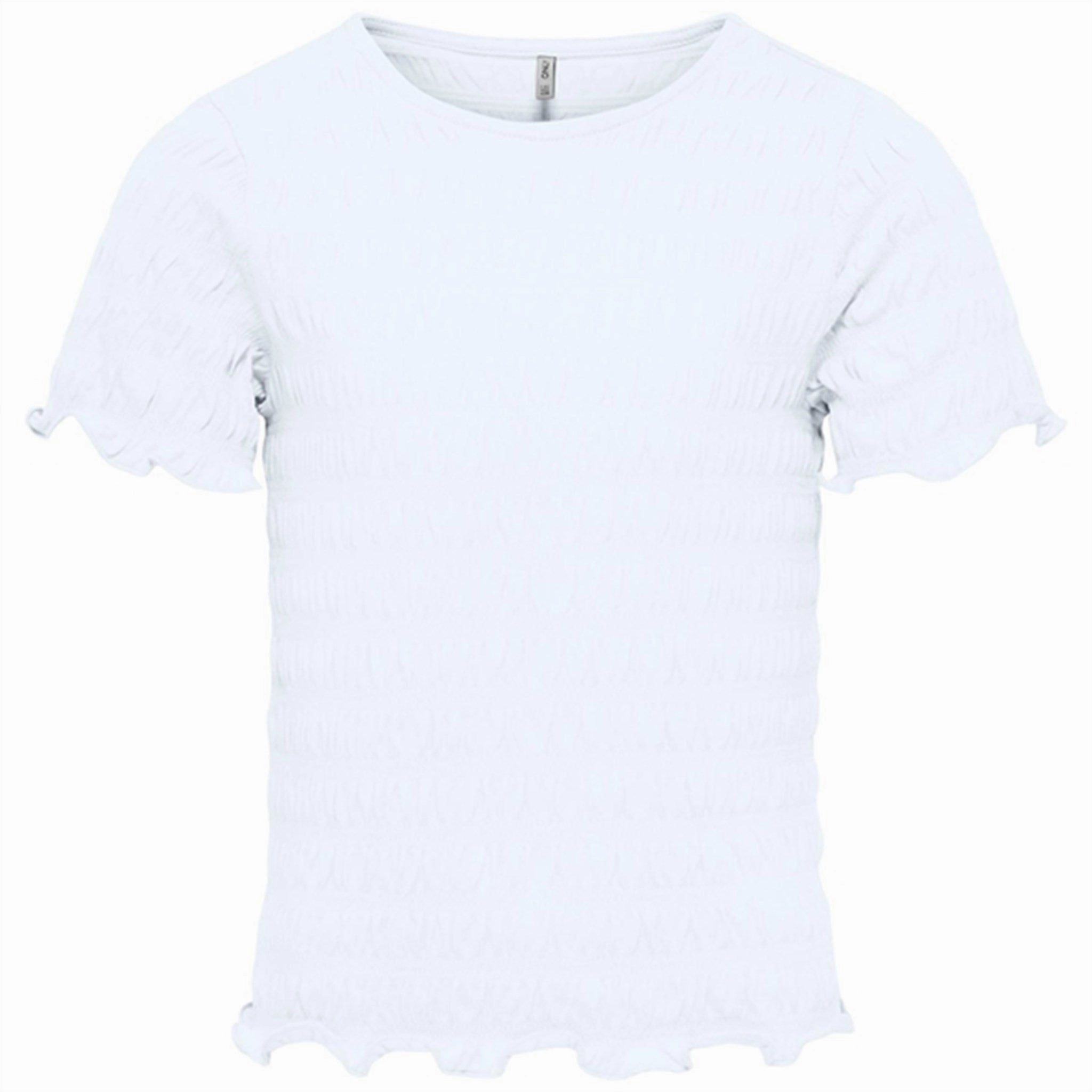 Minimalist Look DurableStitching Kids ONLY Bright White Celina Smock Top