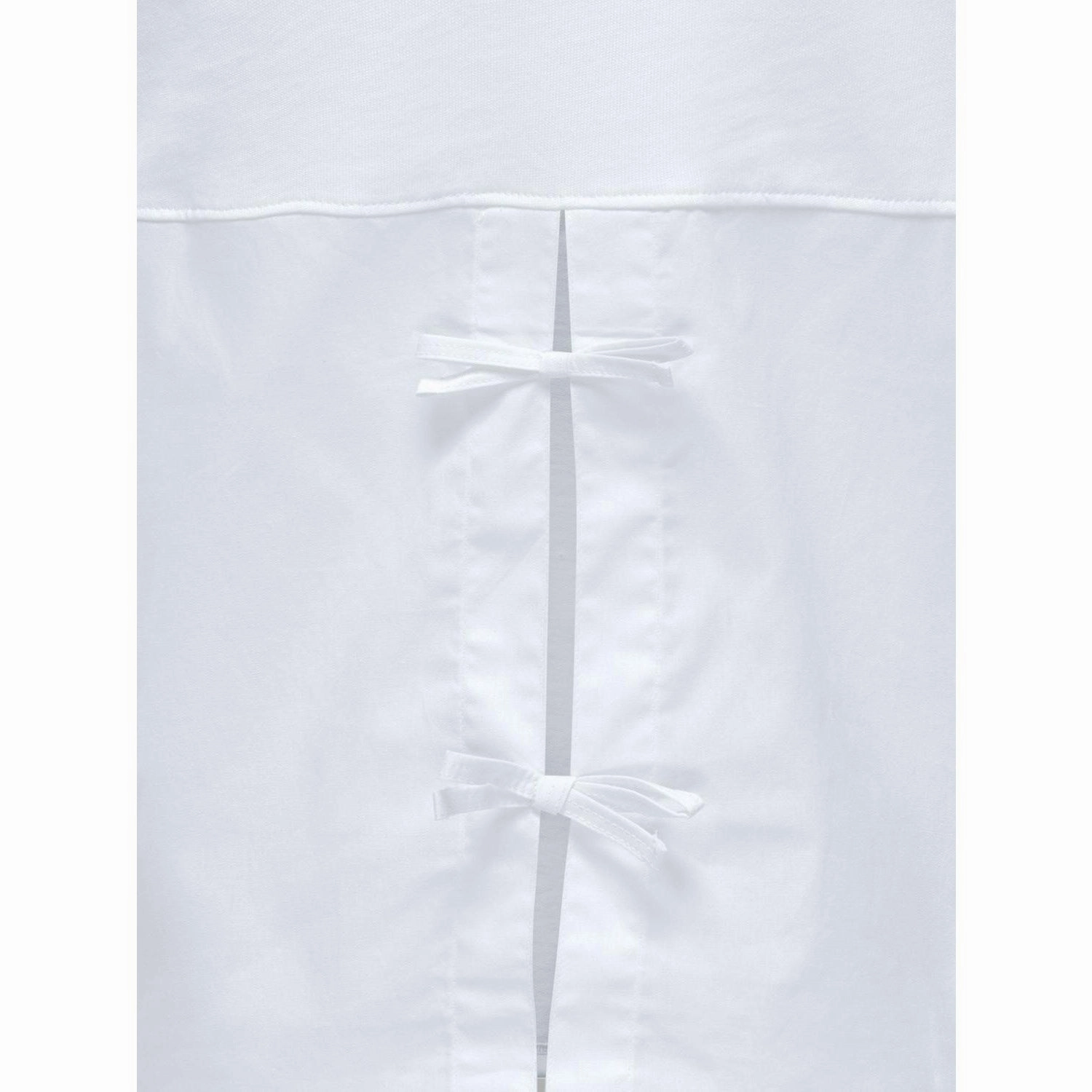 Soft Cotton Feel kids ONLY Bright White Jill Bow T-Shirt