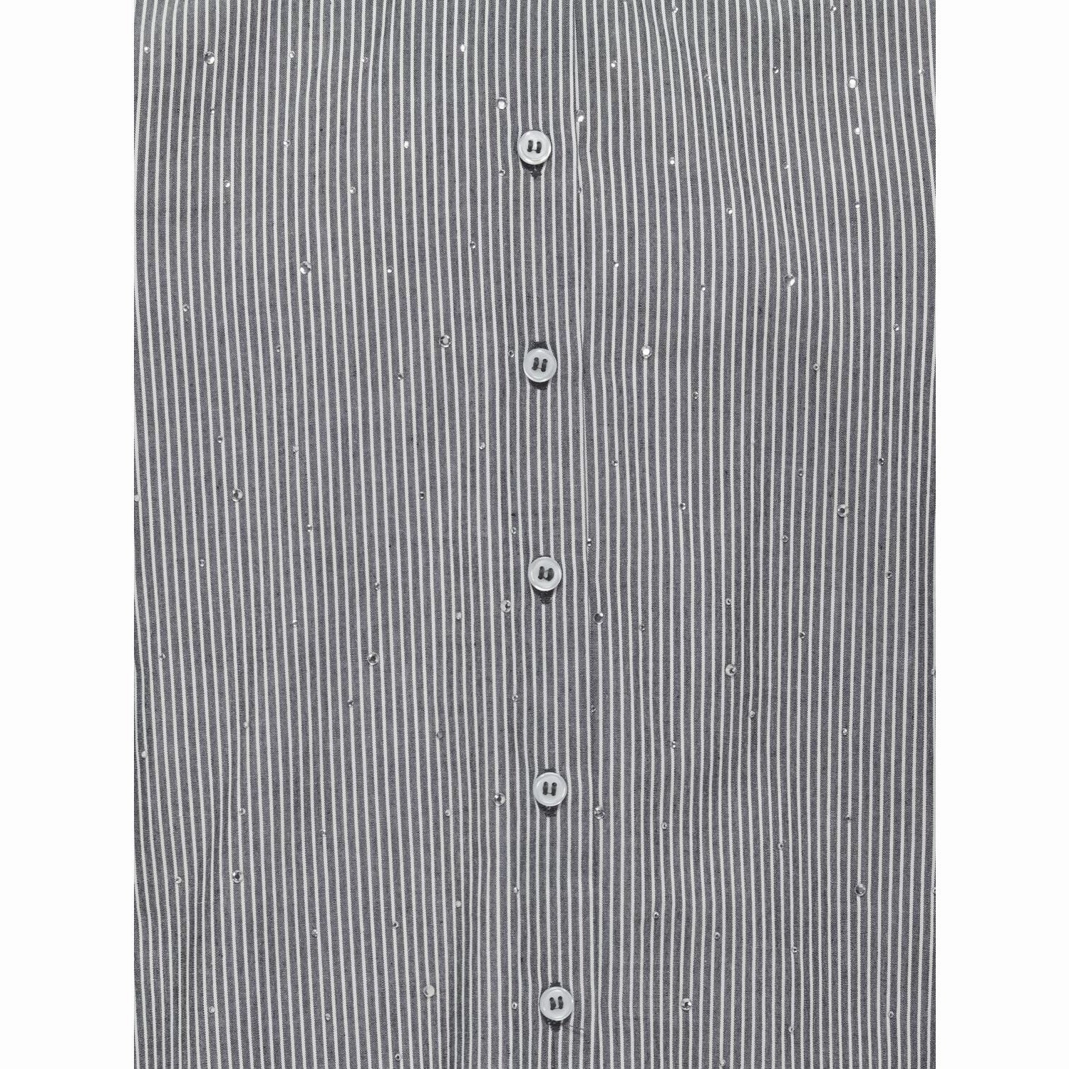 Work From Home kids ONLY Bright White Naval Academy Kogsiv Life Ls Rhinestone Shirt Cp Wvn