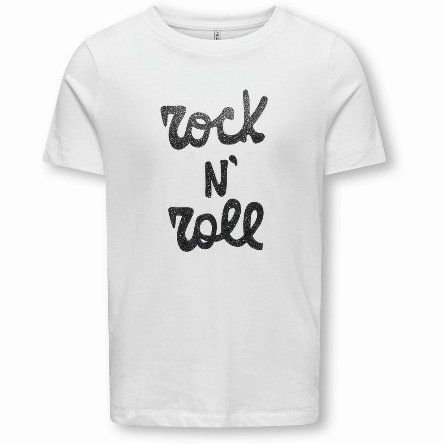 kids ONLY Bright White Rock Emma Reg Print T-Shirt Versatile Piece UV Protective Fabric