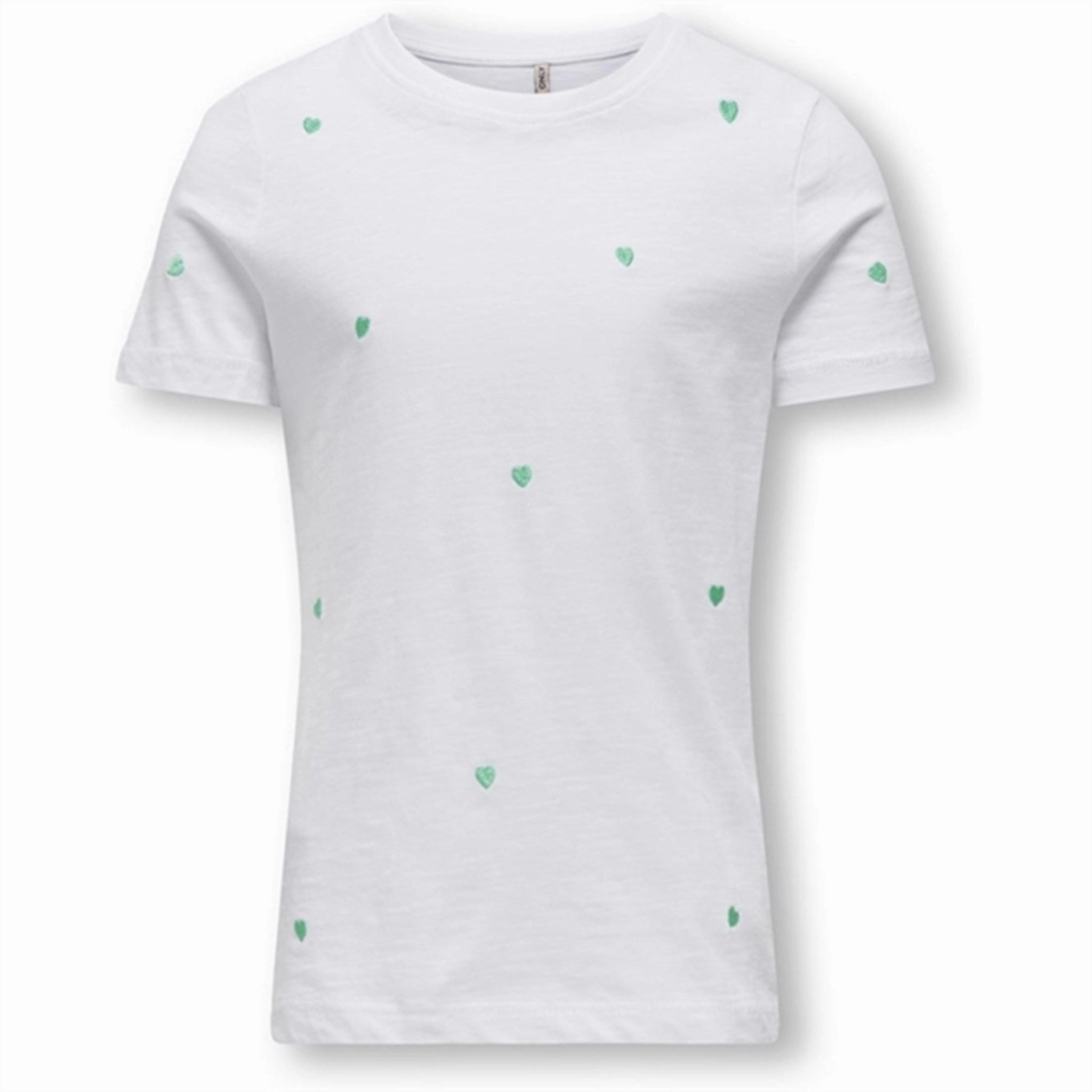 Antibacterial Treatment Kids ONLY Bright White Sage Ketty T-Shirt