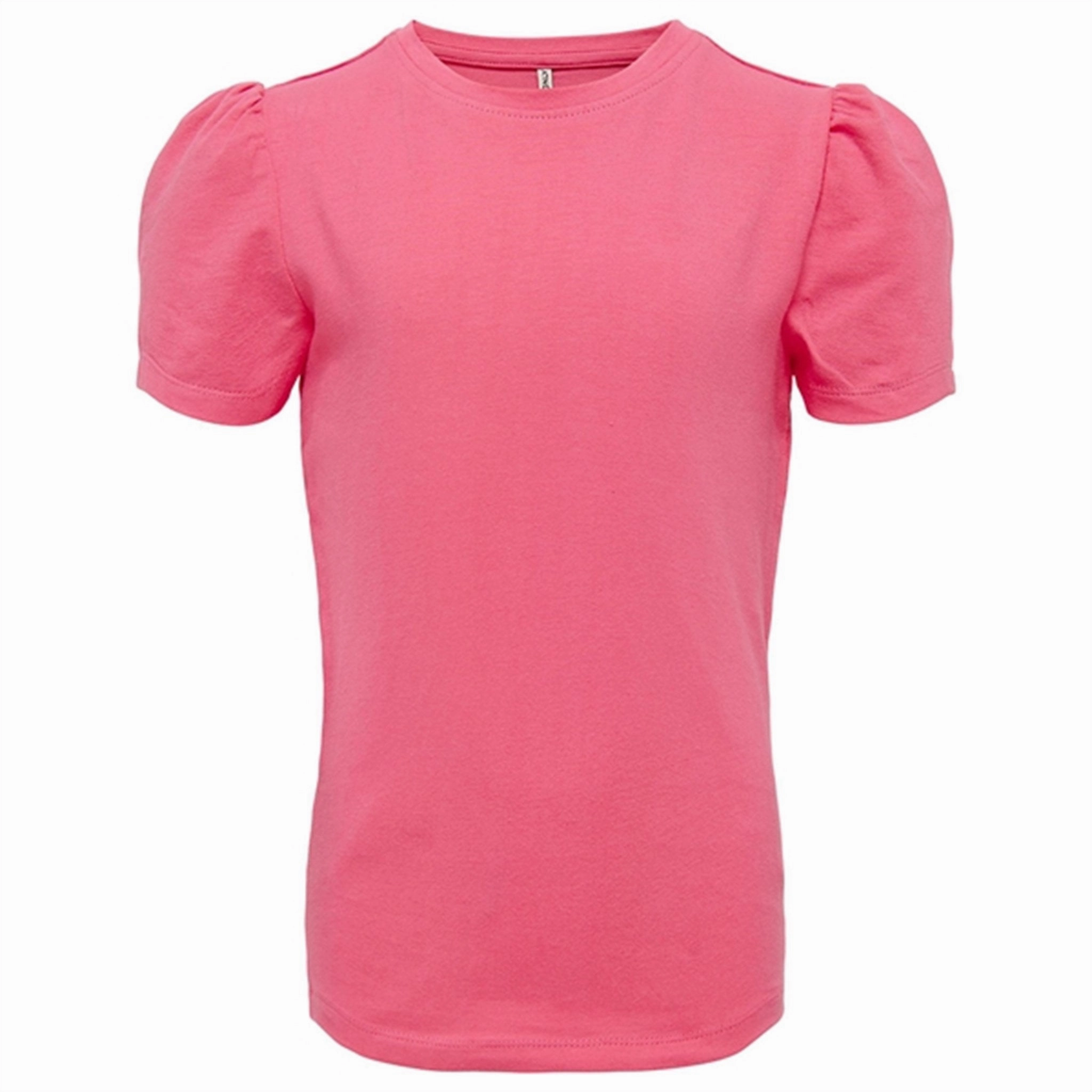 Crew Neck Design stain resistant coating Kids ONLY Camellia Rose Live Love Puff Top