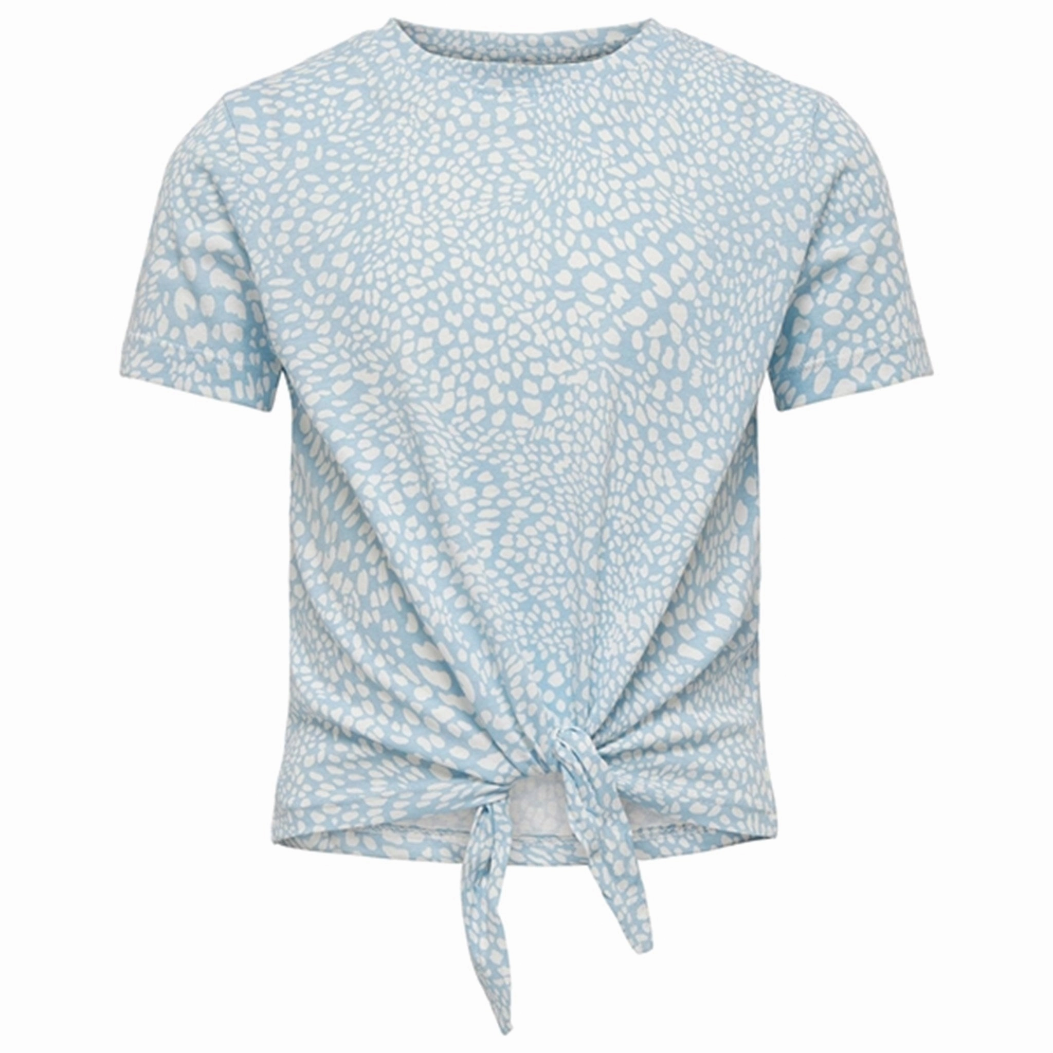 Breathable mesh panel Universal Silhouette Kids ONLY Clear Sky May Knot Top