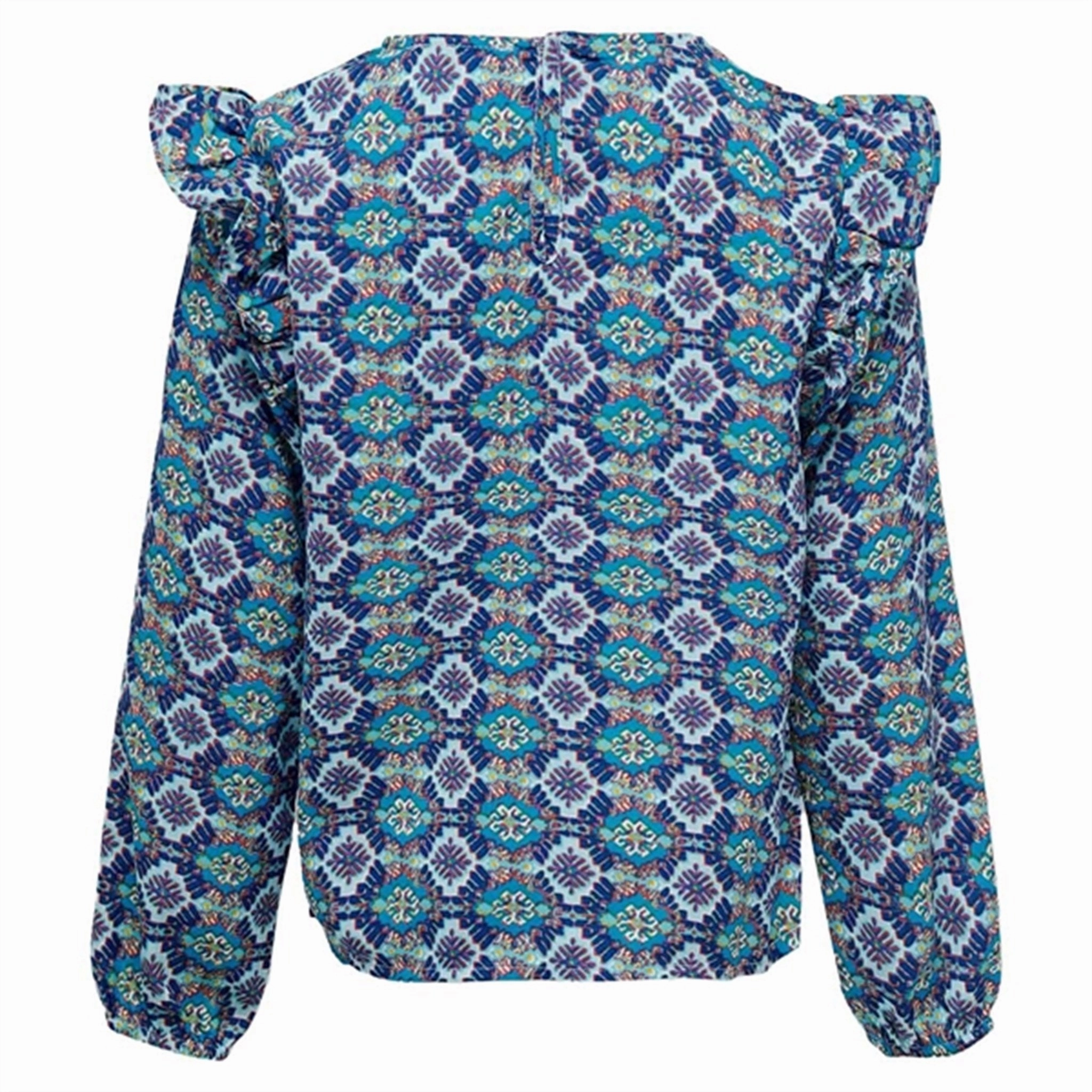 Kids ONLY Clearwater Luna Frill Blouse Plaid Design Office Outfit