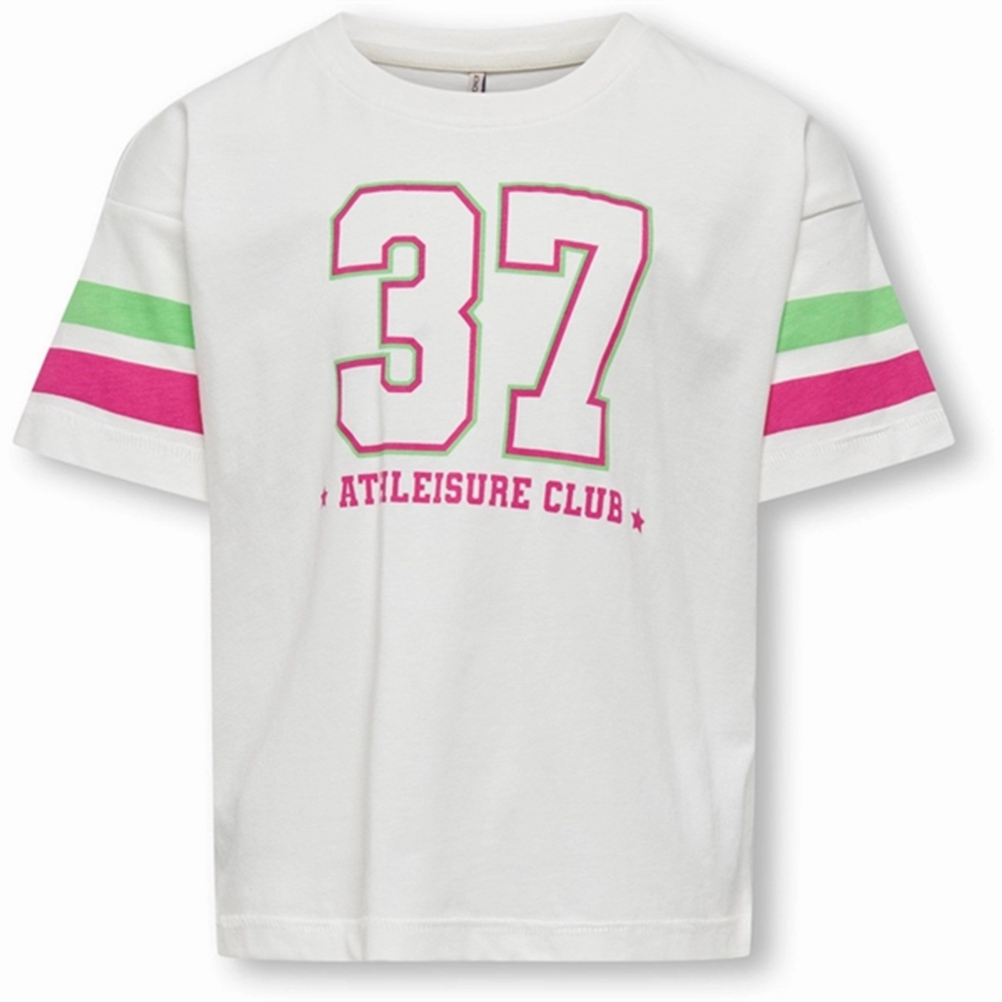 Wrinkle Free Fabric Structured silhouette Kids ONLY Cloud Dancer Athleisure Vera Life Top