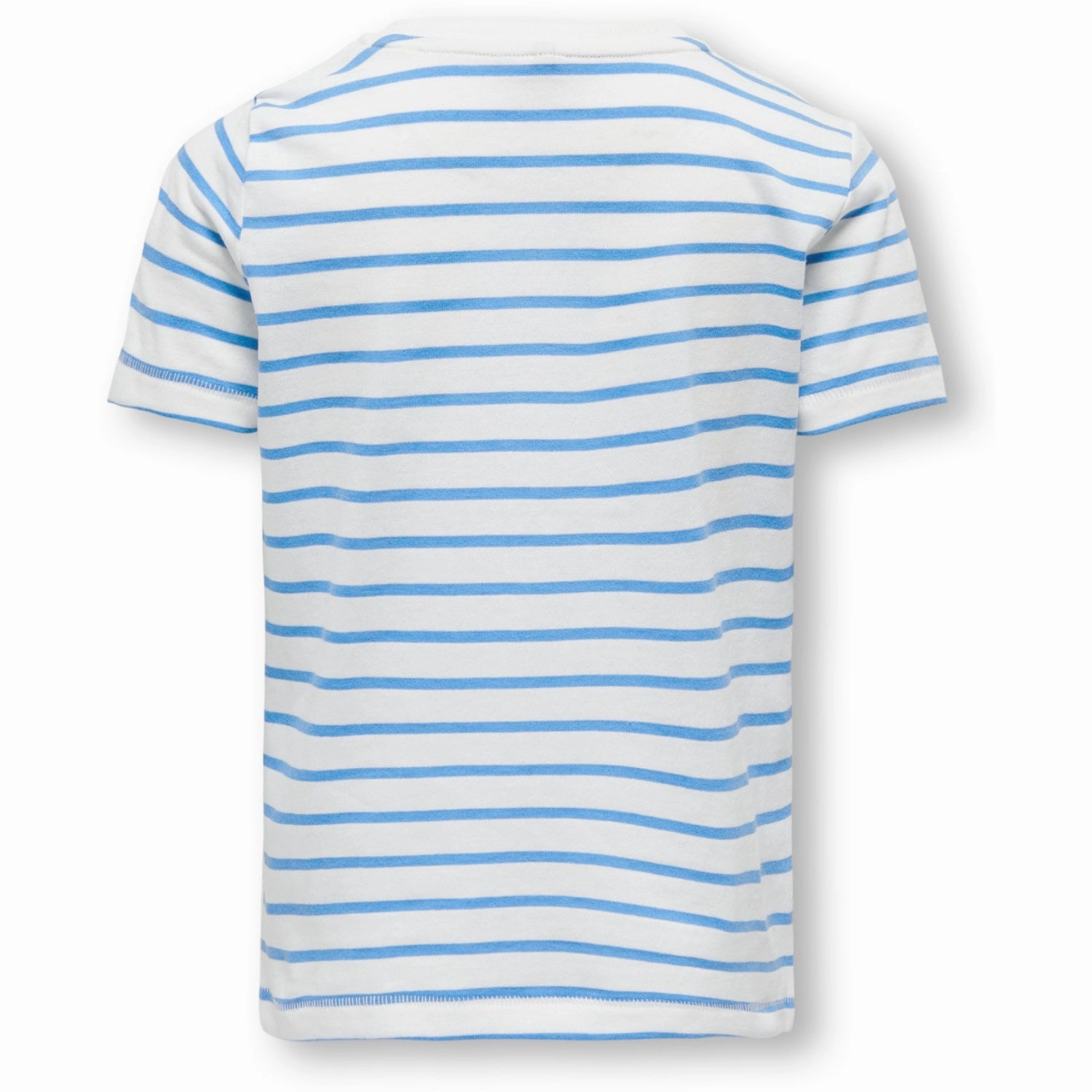 Collared Colorfast Material kids ONLY Cloud Dancer Azure blue   print pomme stripe Bone La Pomme T-Shirt
