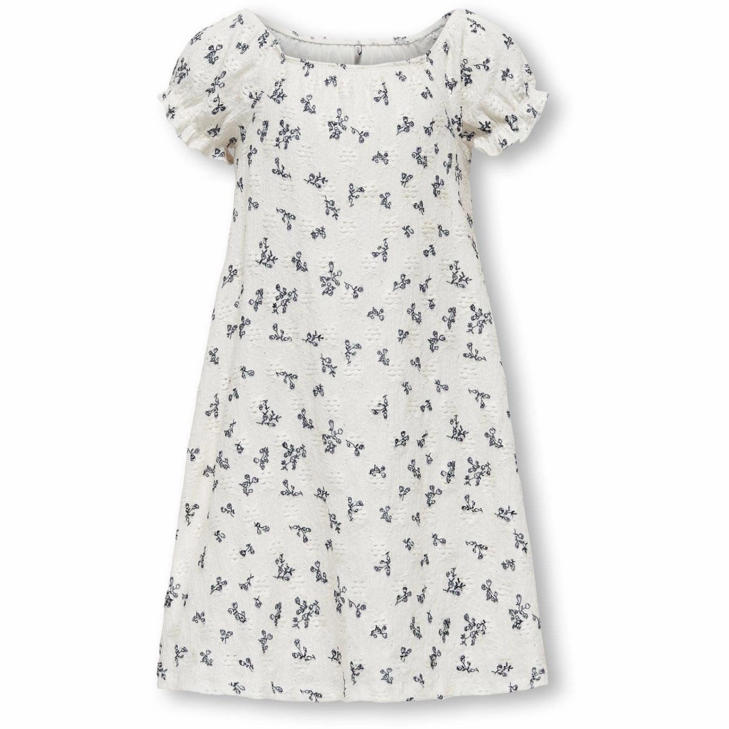 Loose Flow kids ONLY Cloud Dancer Black Flower Lavendel Dress