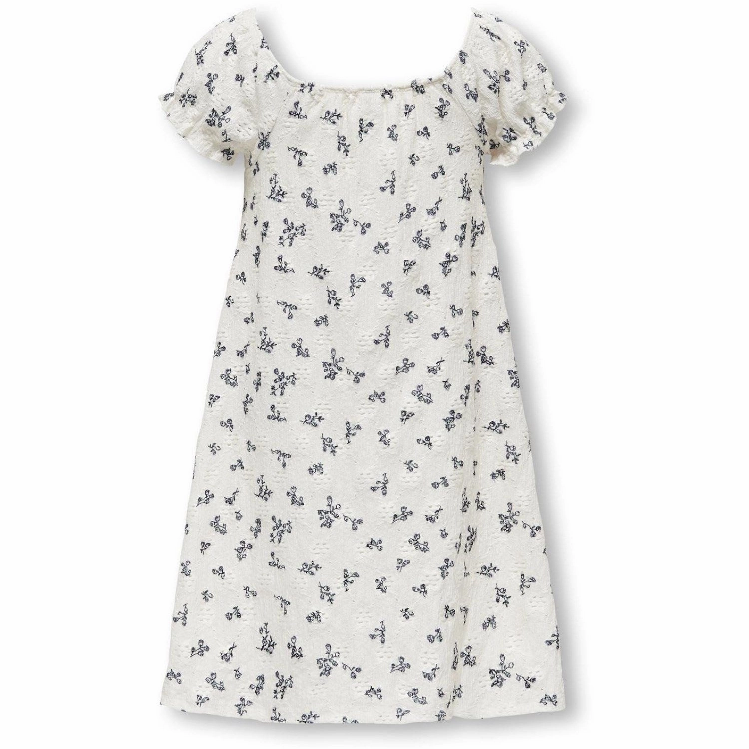 Peach Tone kids ONLY Cloud Dancer Black Flower Lavendel Dress
