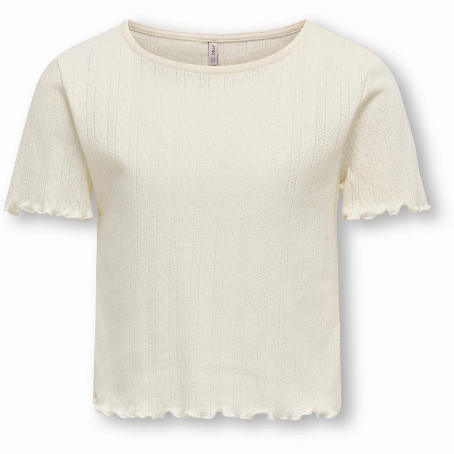 kids ONLY Cloud Dancer Carlotta Life T-Shirt Noos Sporty essentials Layering Fashion