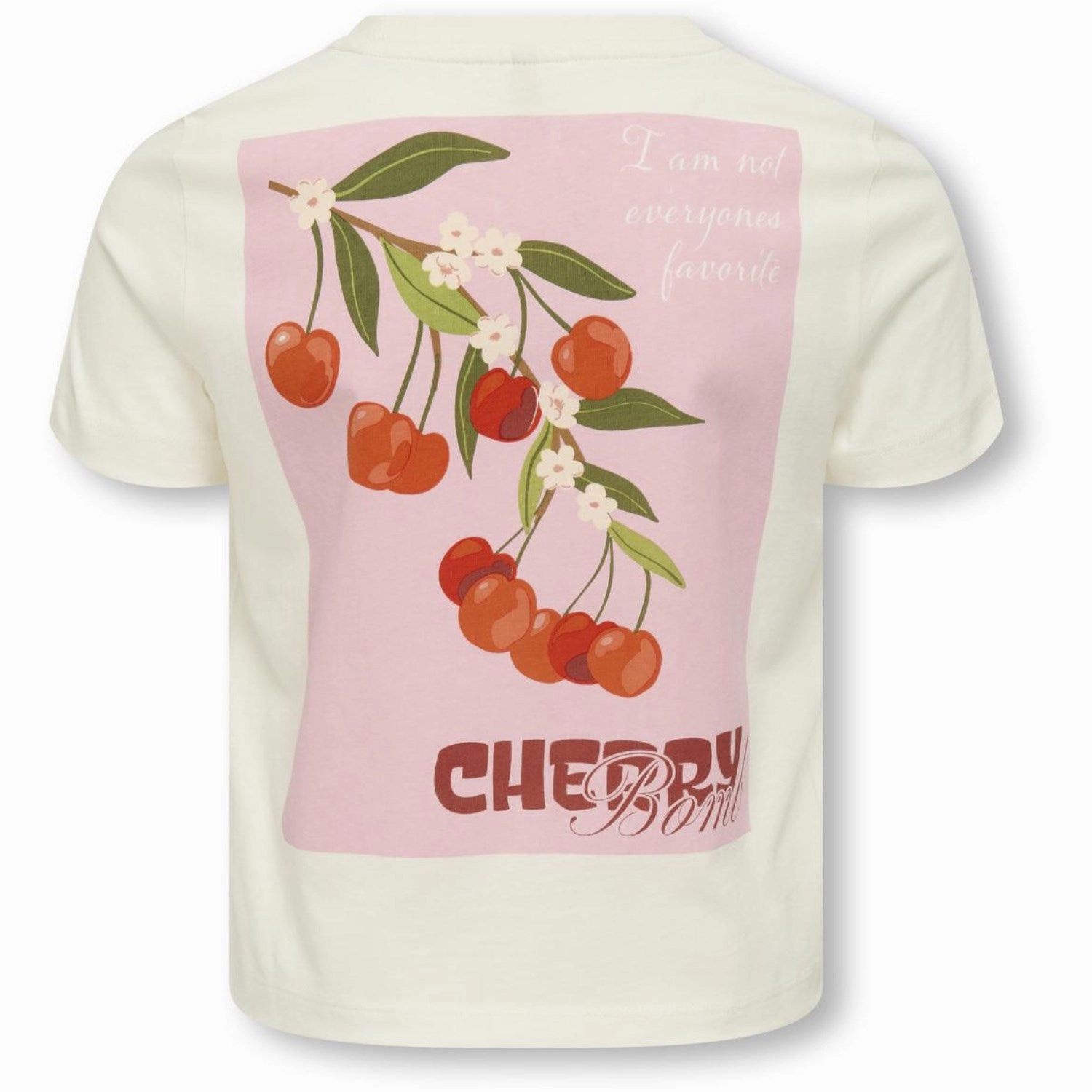 Personalized kids ONLY Cloud Dancer Cherry Kogannbel-Sun Life S/S Short Tee Cs Jrs