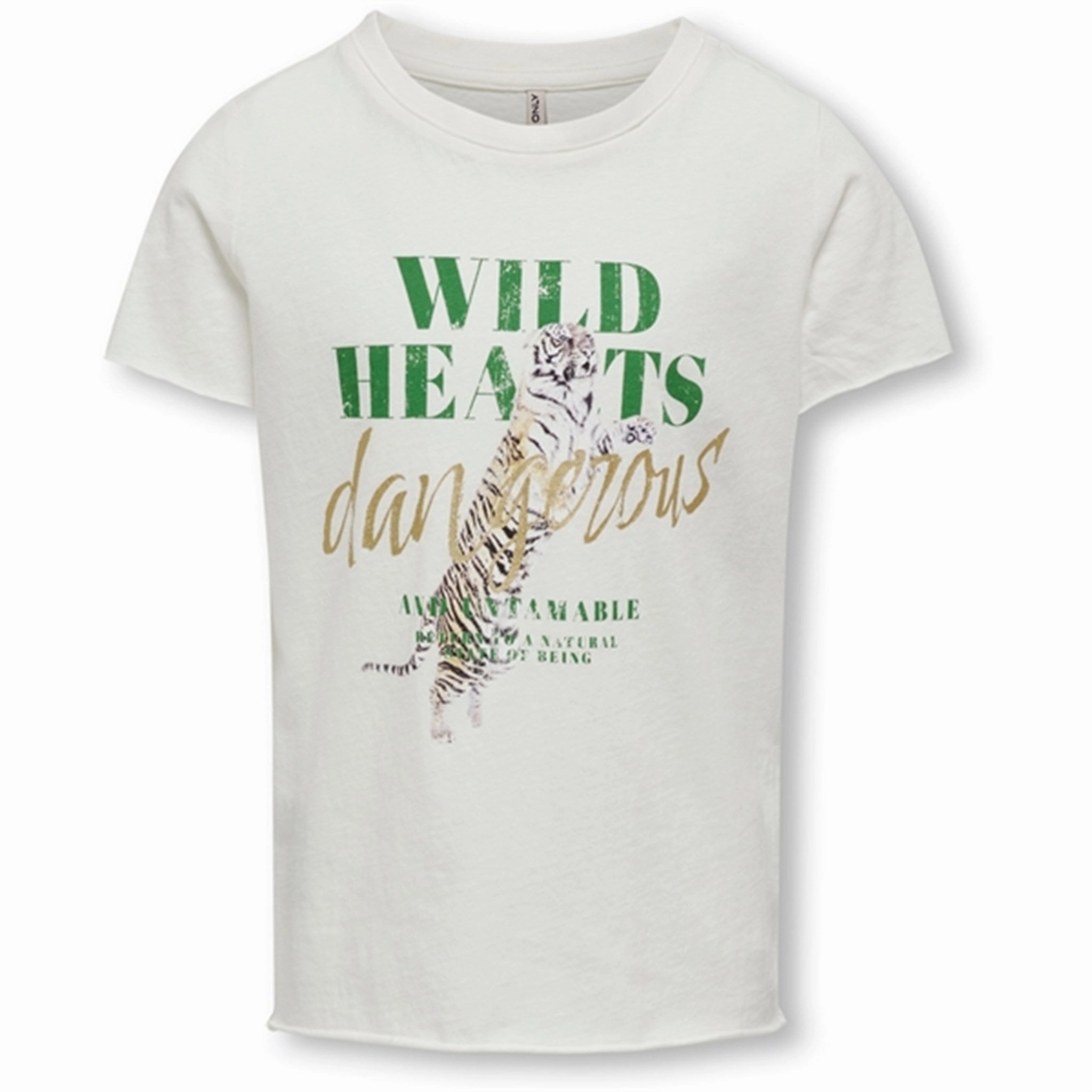 Kids ONLY Cloud Dancer Dangerous Lucy T-shirt Eco Certified Textile Simple and Chic