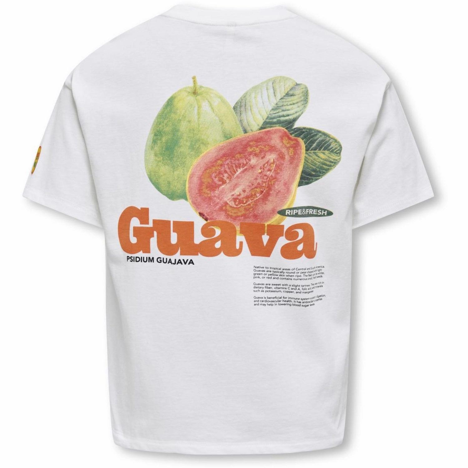 kids ONLY Cloud Dancer Guava Phoebe Life Loose Fresh T-Shirt Comfy Choice Movie Night