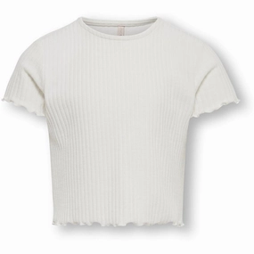 semi-formal style Kids ONLY Cloud Dancer Nella Top Noos