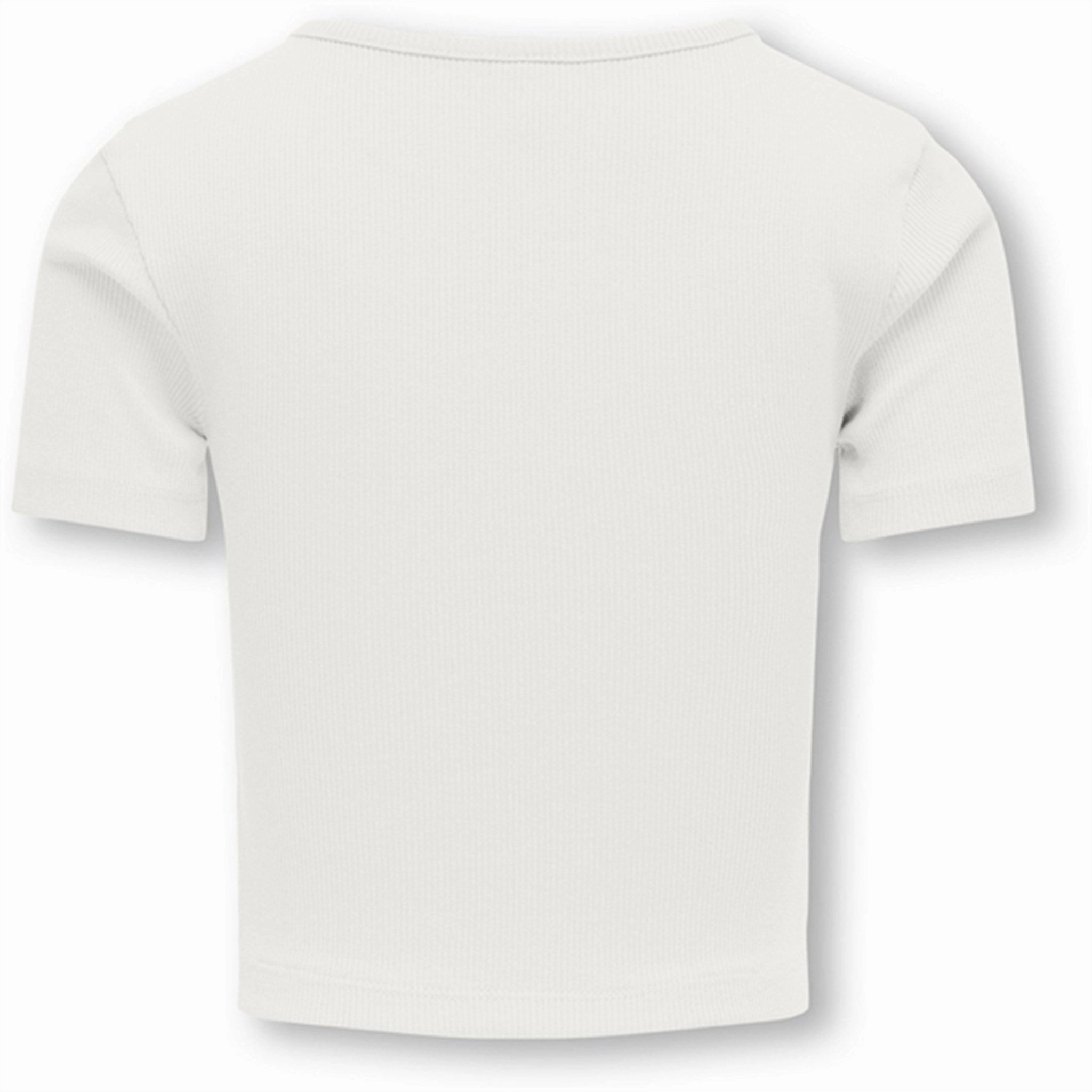 Kids ONLY Cloud Dancer Nessa Cut Out Top Noos Active Comfort Style Simple Yet Cozy