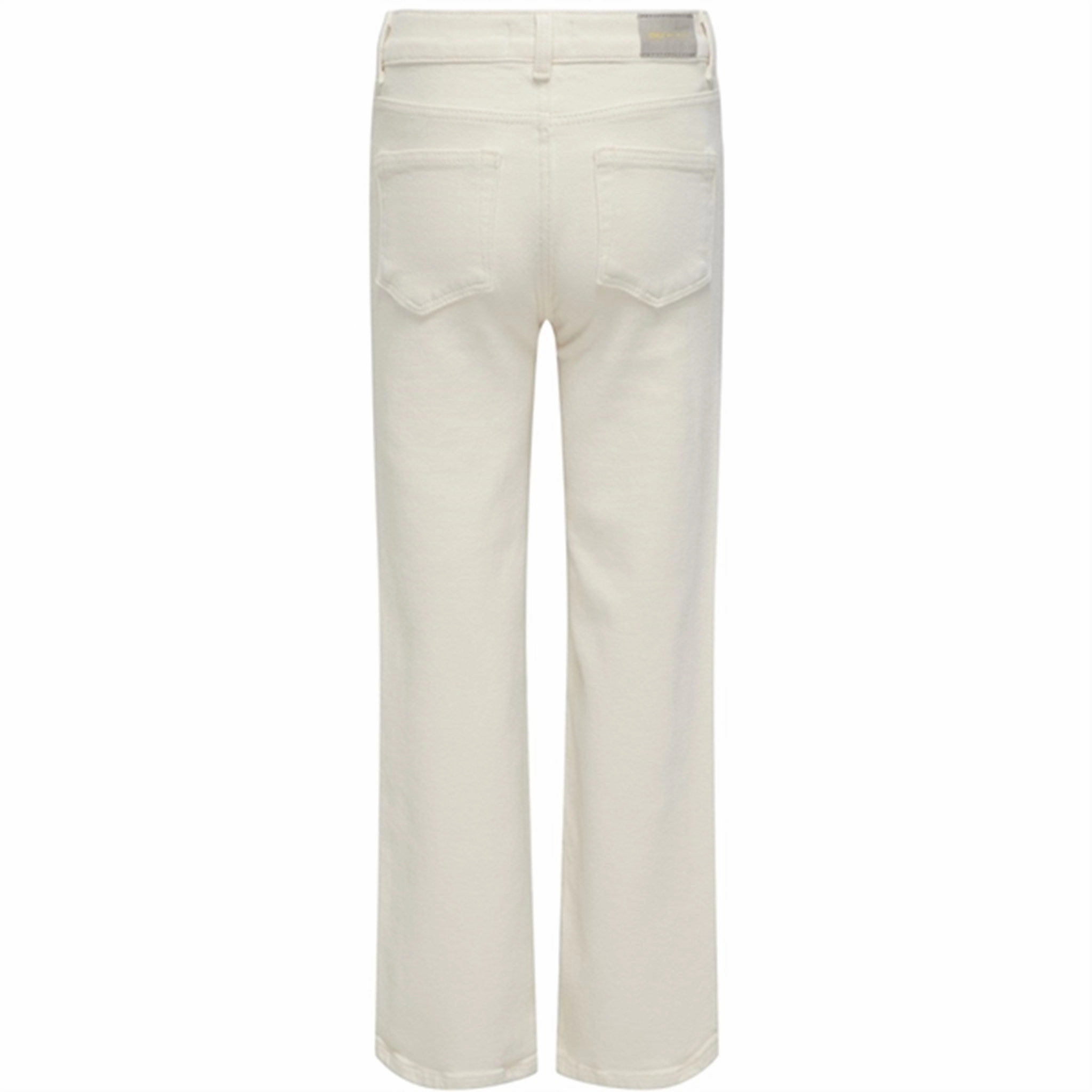 standard fit Holiday Vibes Athlete Fit Kids ONLY Ecru Juicy Wide Leg Denim Jeans Noos