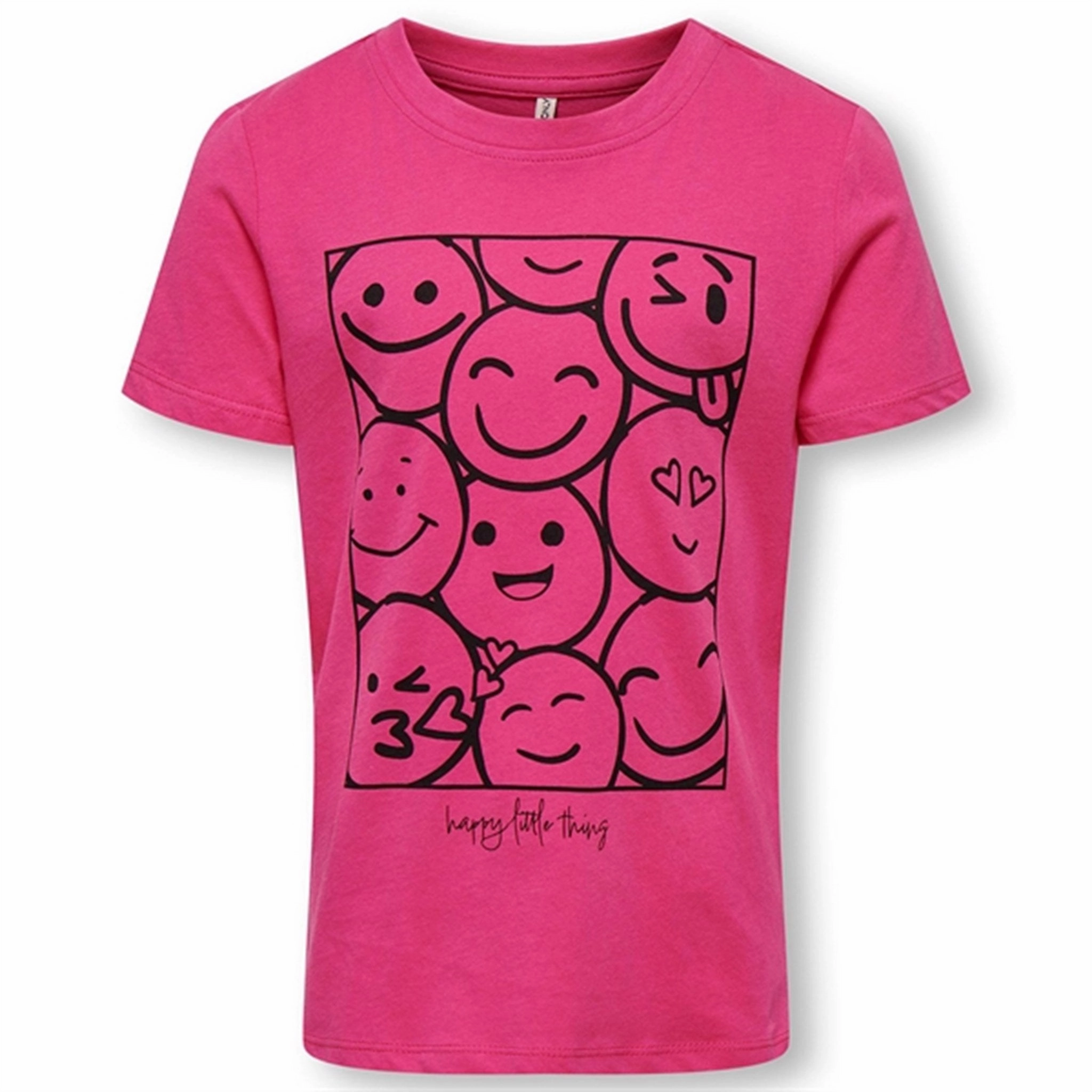 Cool Comfort Kids ONLY Fuchsia Purple Smil Happy T-Shirt