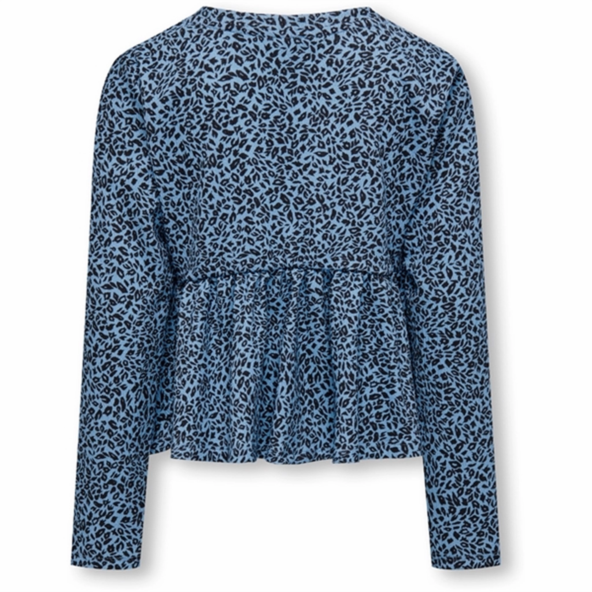 Anti Pilling Surface Anti Static Finish Kids ONLY Grapemist Princess Ditsy Nye Peplum Blouse