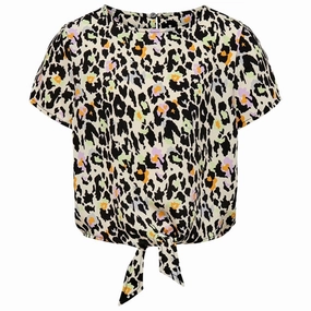 Layered Comfort Soft Design Kids ONLY Lavender Starly Danielle Knot Top