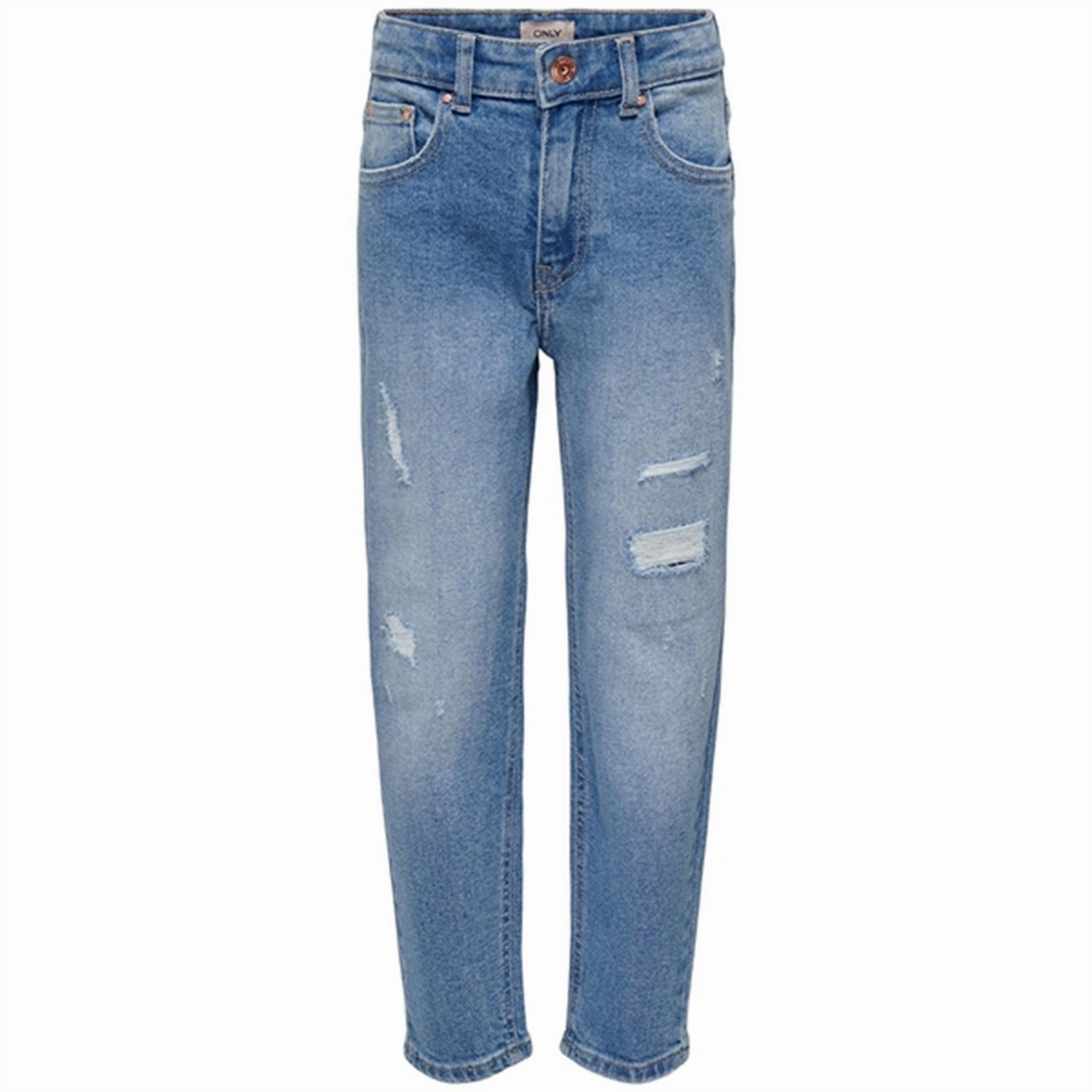 Kids ONLY Light Blue Denim Calla Mom Fit Jeans Active Days Holiday Vibes Date Night Lightweight