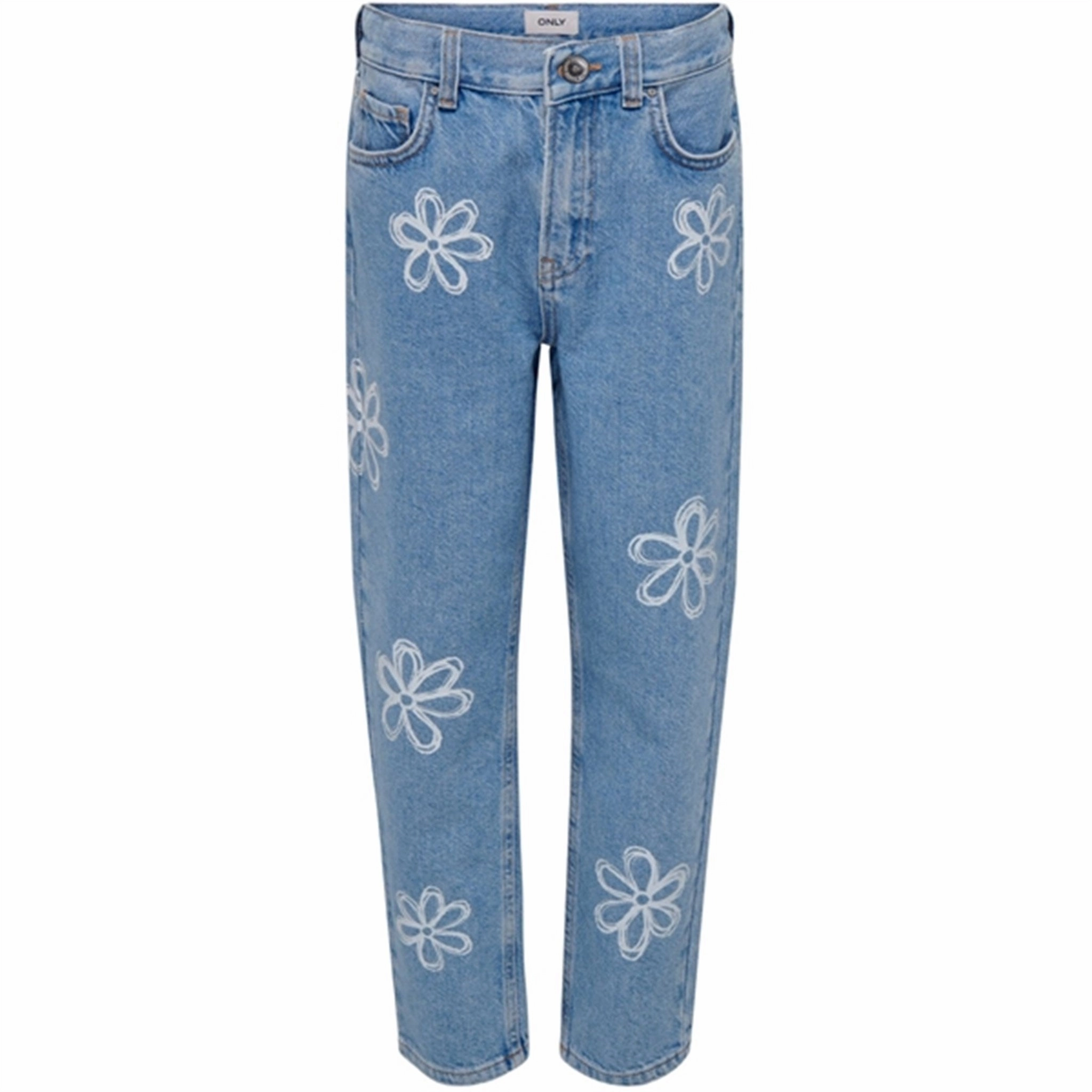 Timeless Cut kids only Light Blue Denim Swea Loose Denim Jeans