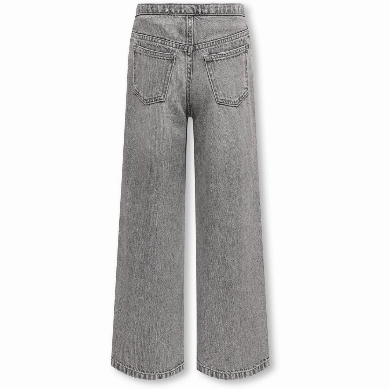 No Fuss Fit Acid Wash Effect kids ONLY Light Grey Denim Spring Wide Denim Jeans Red Dia