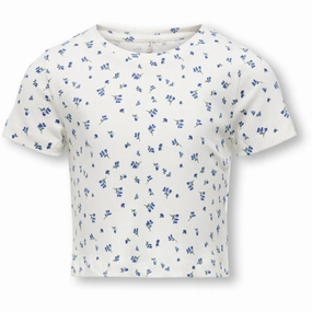 Thermal Regulation Fabric kids ONLY Mazarine Blue White Background Bella Life Short AOP T-Shirt Noos