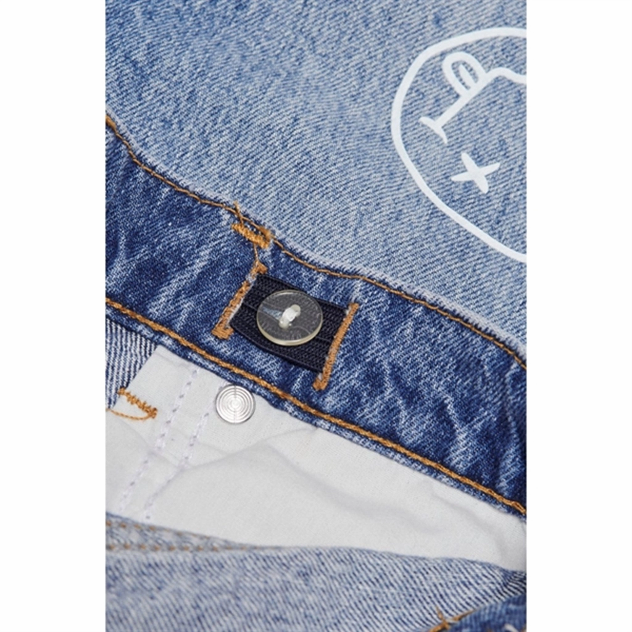 Low Profile Zipper Kids ONLY Medium Blue Denim Robyn LA Smile Jeans