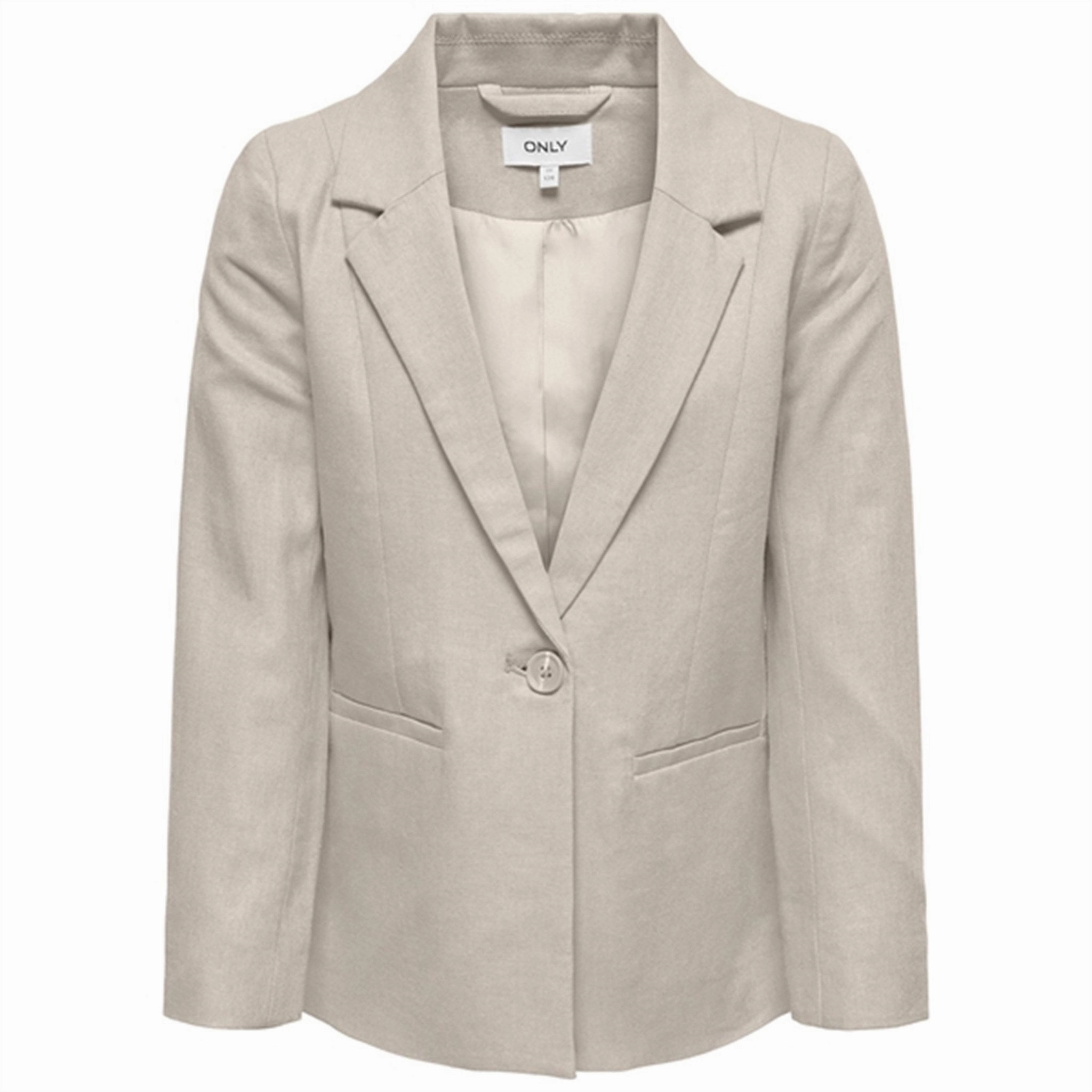 Relaxed Wardrobe Refined Style Kids ONLY Moonbeam Ola-Caro Linen Blazer
