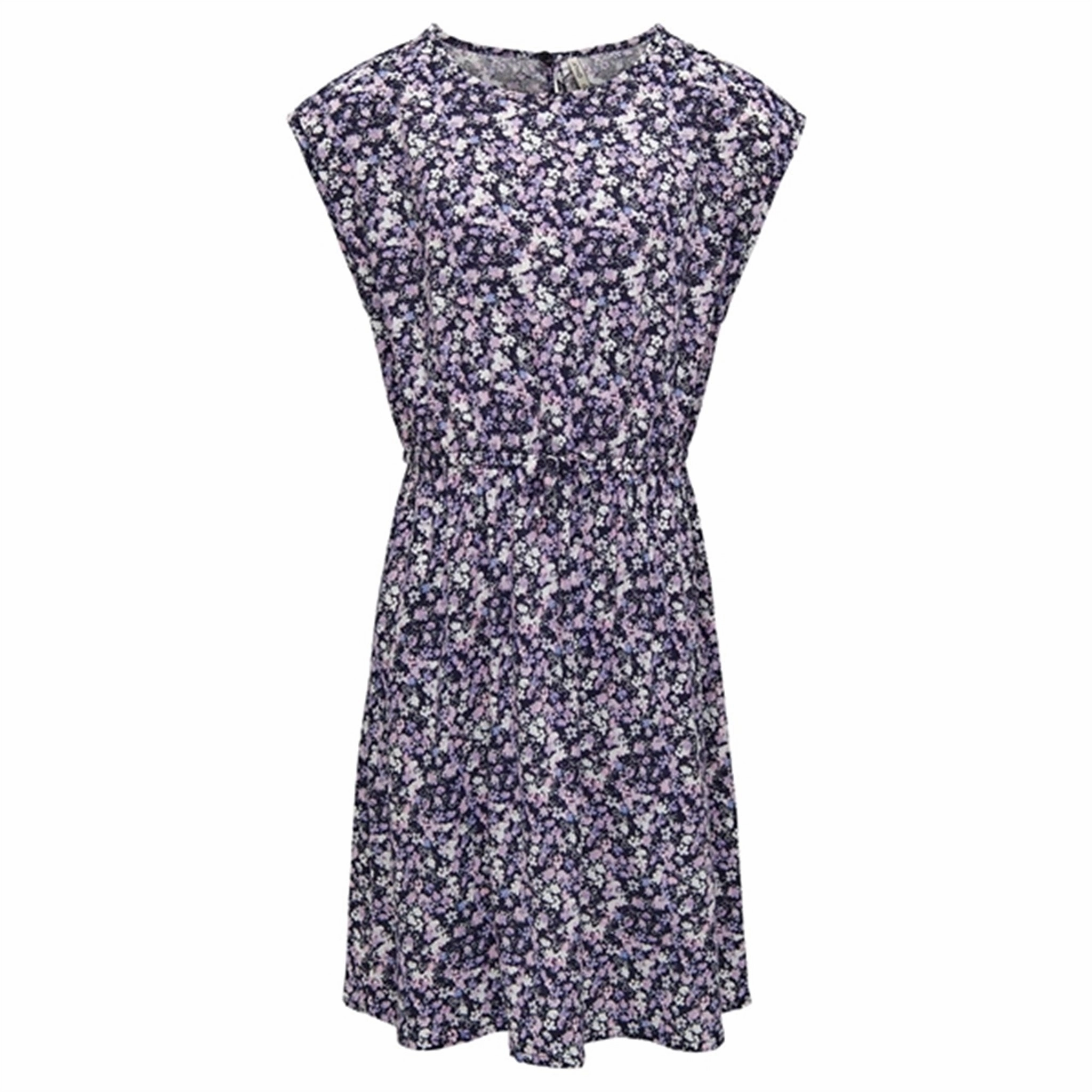 Kids ONLY Night Sky Scarlett-May Dress Waist-Cinching Countryside-Style