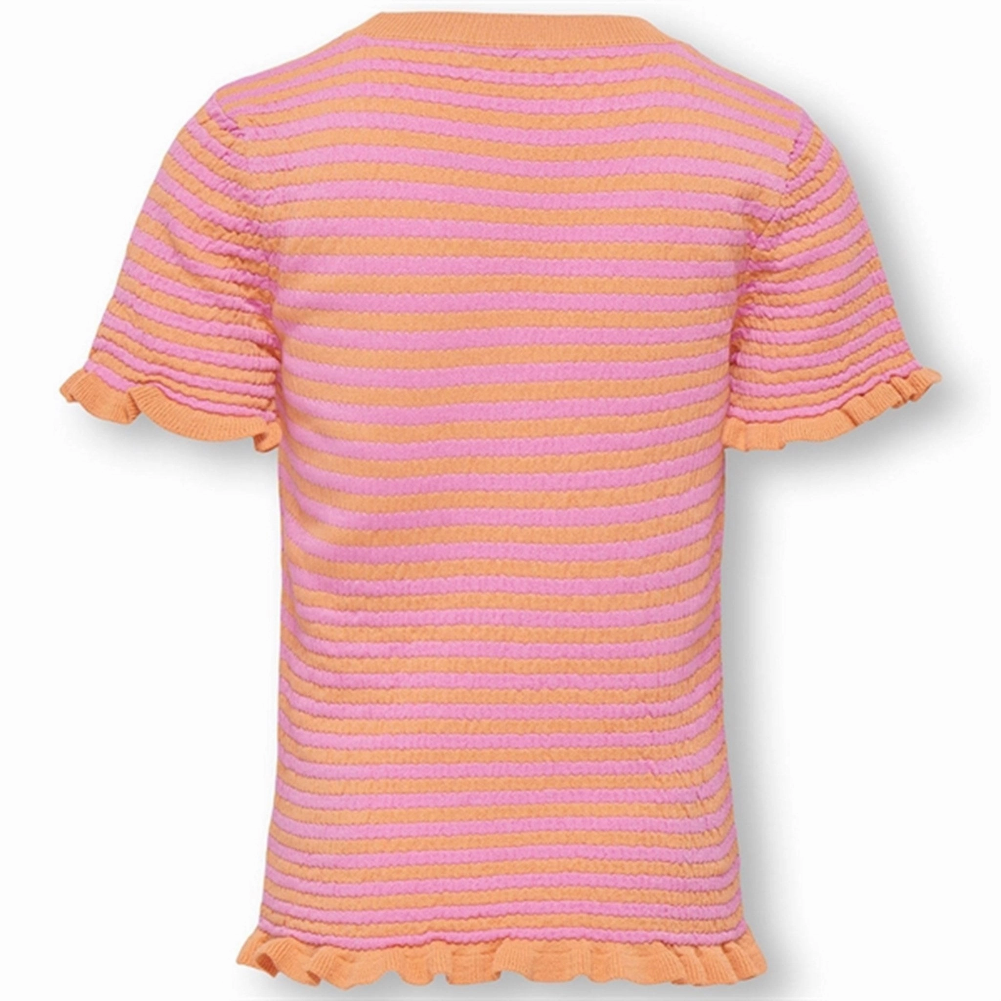 Cool and casual Kids ONLY Orange Chiffon Sally Crepe Top