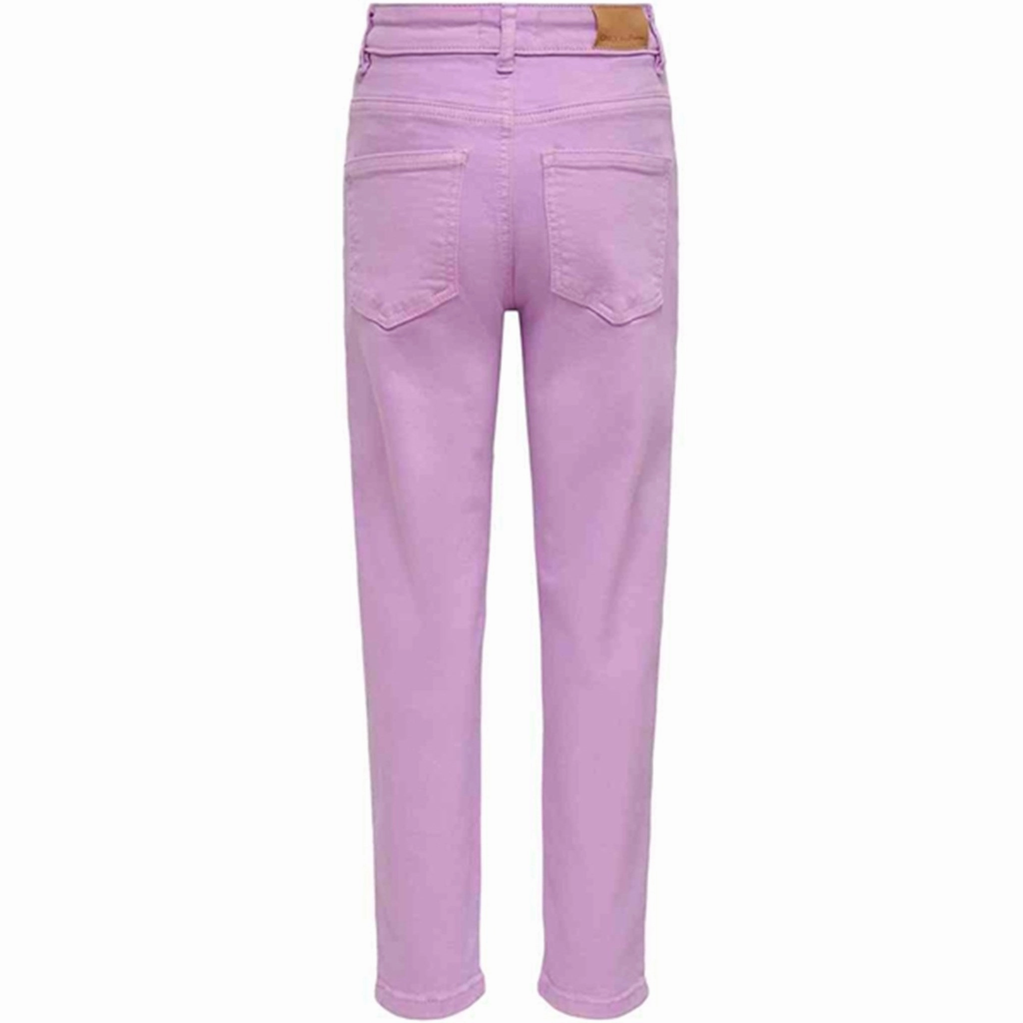 No Bulk Seam Design Kids ONLY Orchid Bloom Calla Mom Fit Jeans