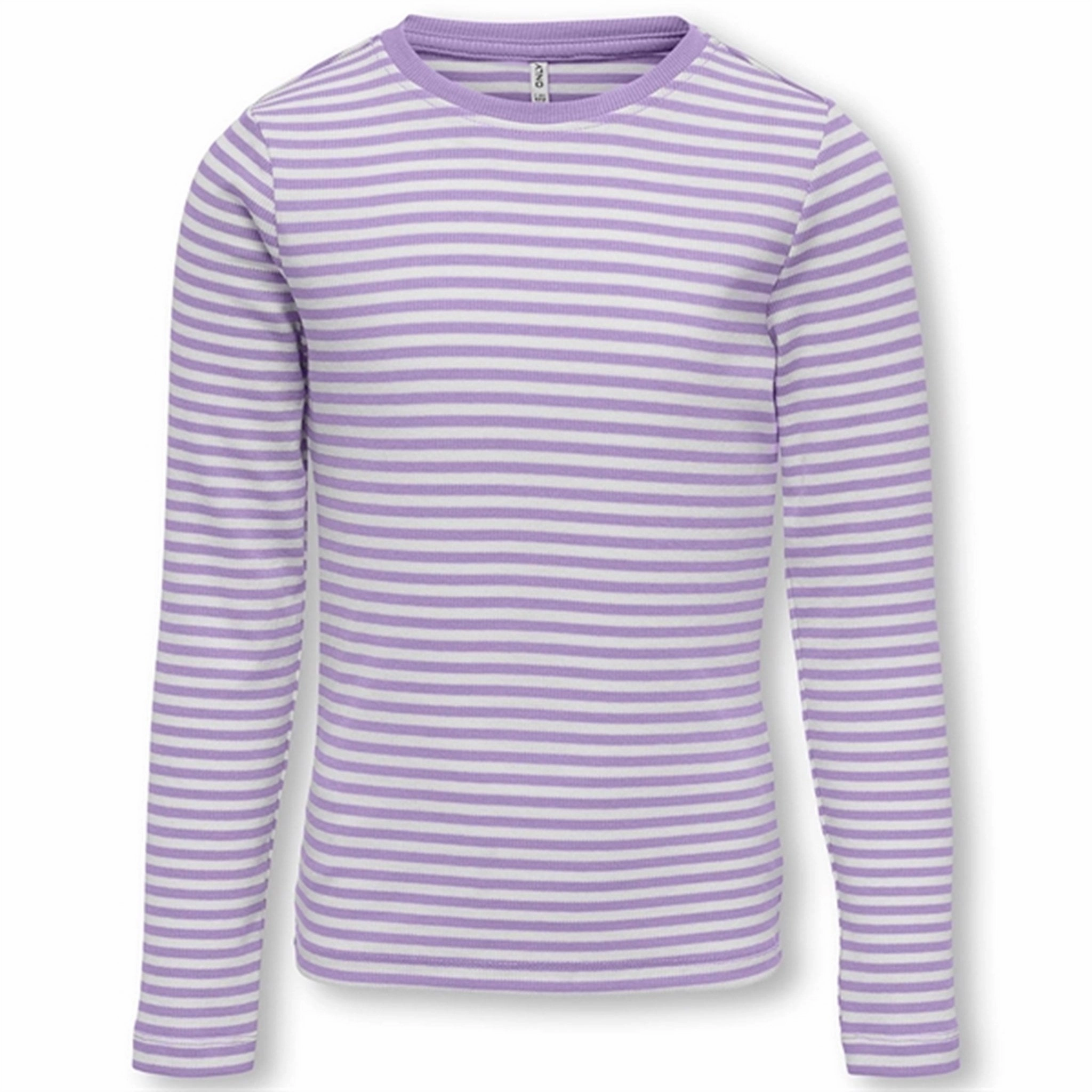 Kids ONLY Purple Rose Josse O-Neck Blouse Static Dissipating Fiber