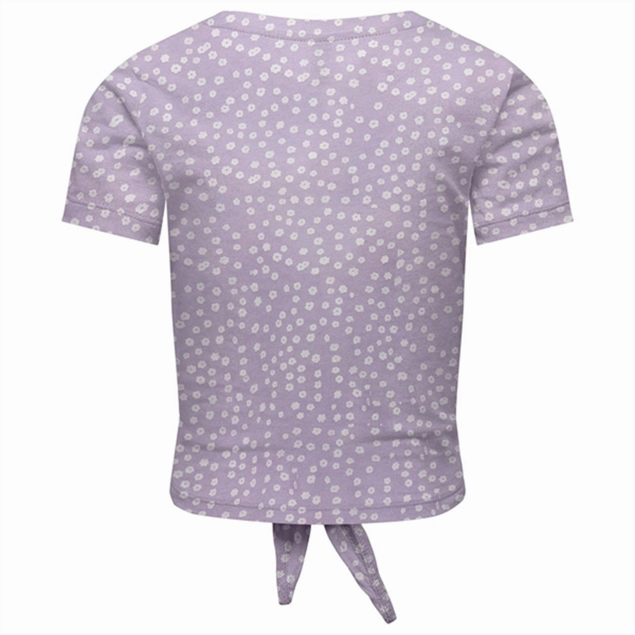 MoistureWickingFabric Kids ONLY Purple Rose May Knot Top