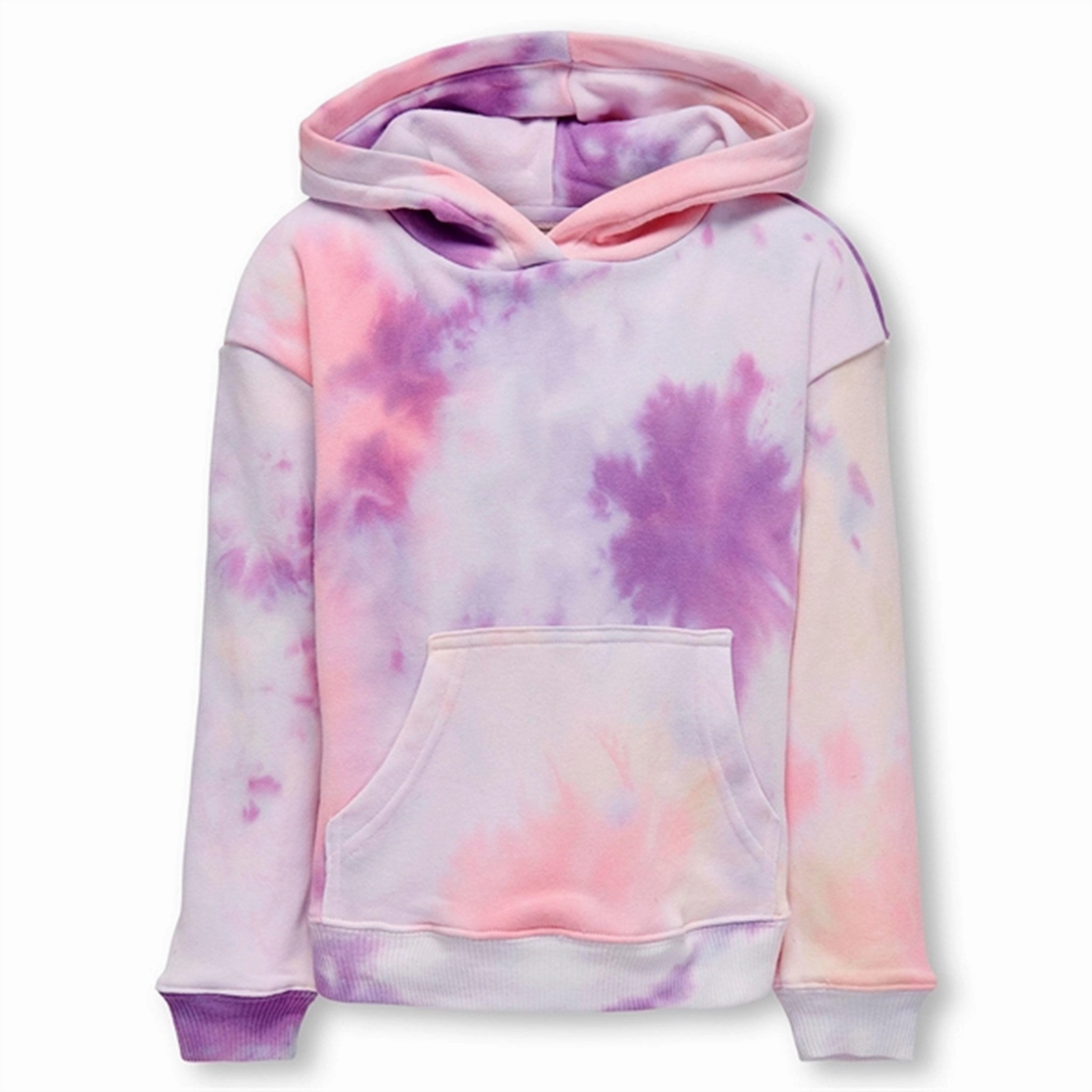 Kids ONLY Purple Rose Neverlife Tie Dye Hoodie Themed wear