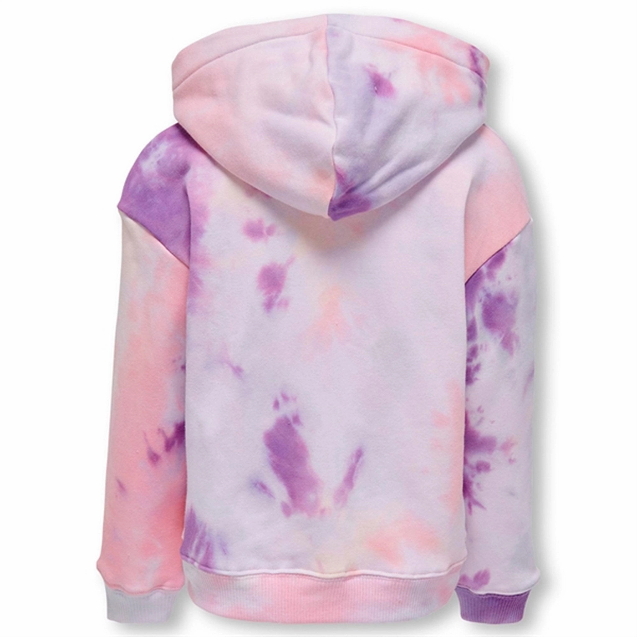 Kids ONLY Purple Rose Neverlife Tie Dye Hoodie Gazelle like summer clothing