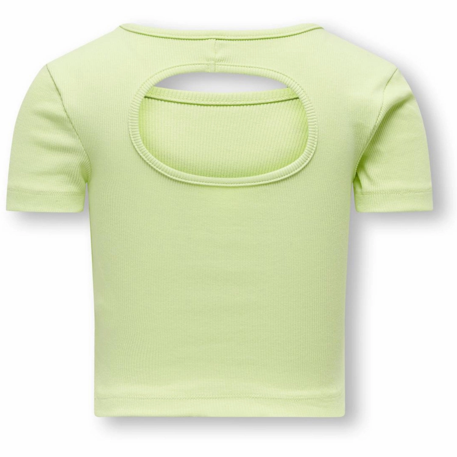 polo neck SeamlessSidePanels kids ONLY Shadow Lime BACK CUTOUT Nessa Life Cutout Top Noos