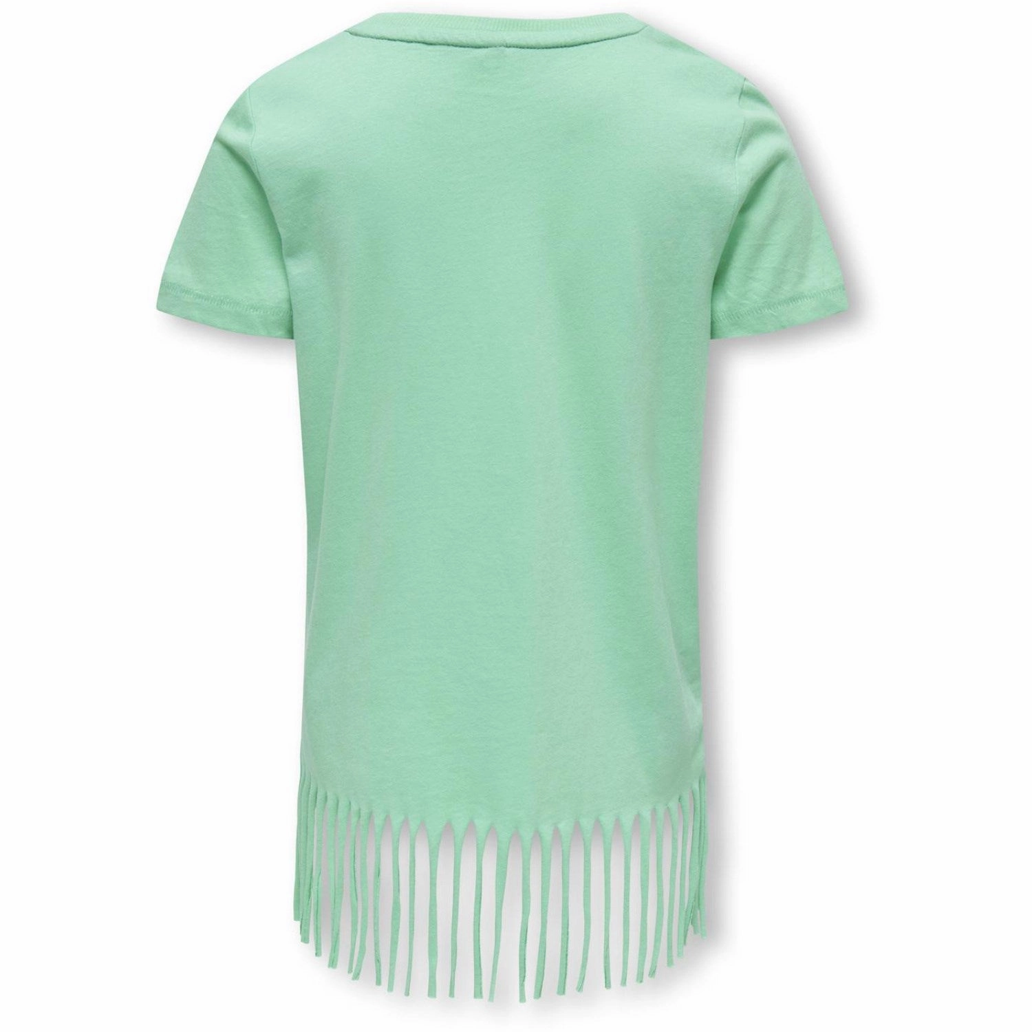 Daily Fashion kids ONLY Spearmint Palm Alison Foil College Top