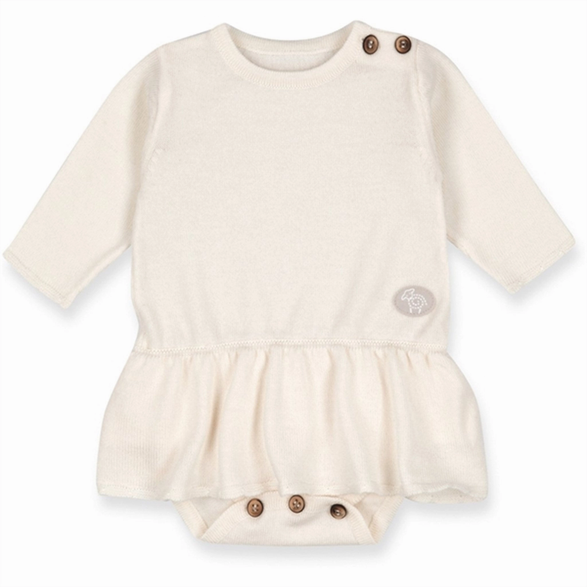 Lillelam Dress Body Baby Natur Cream White Dream Look