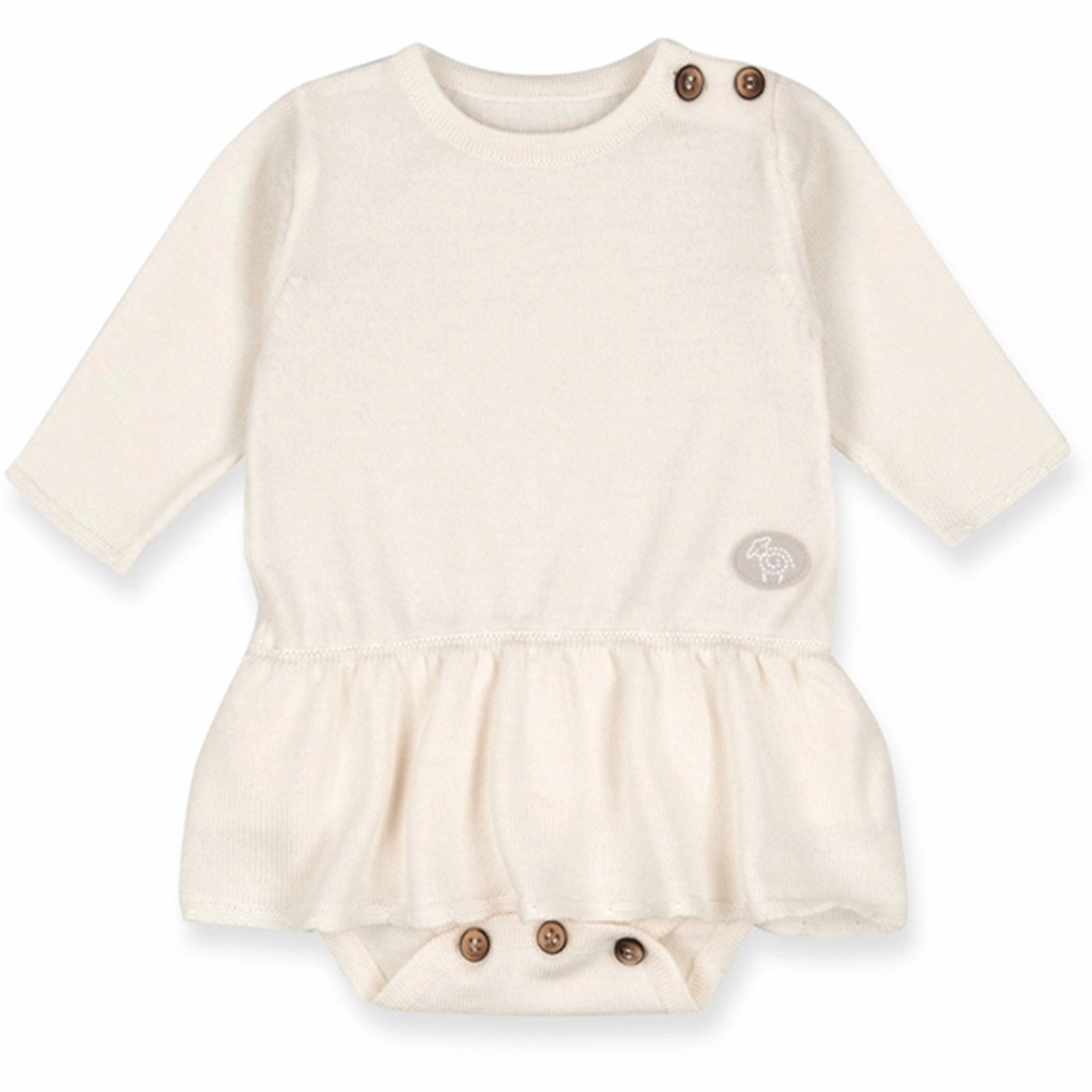 Heritage-Brand Linen-Blend Lillelam Dress Body Baby Natur Cream White