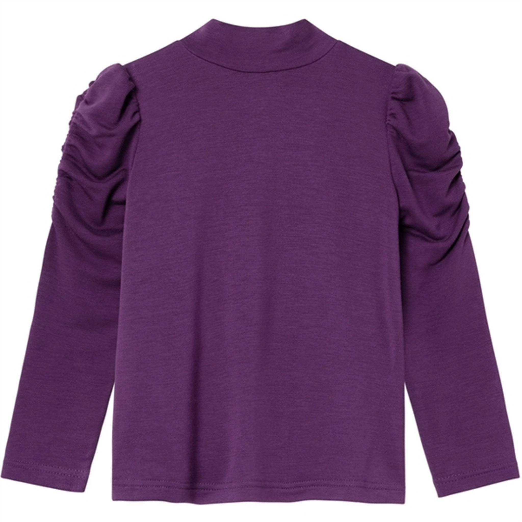 Smooth zipper closure Pullover Design Name it Plum Purple Rosanna Blouse