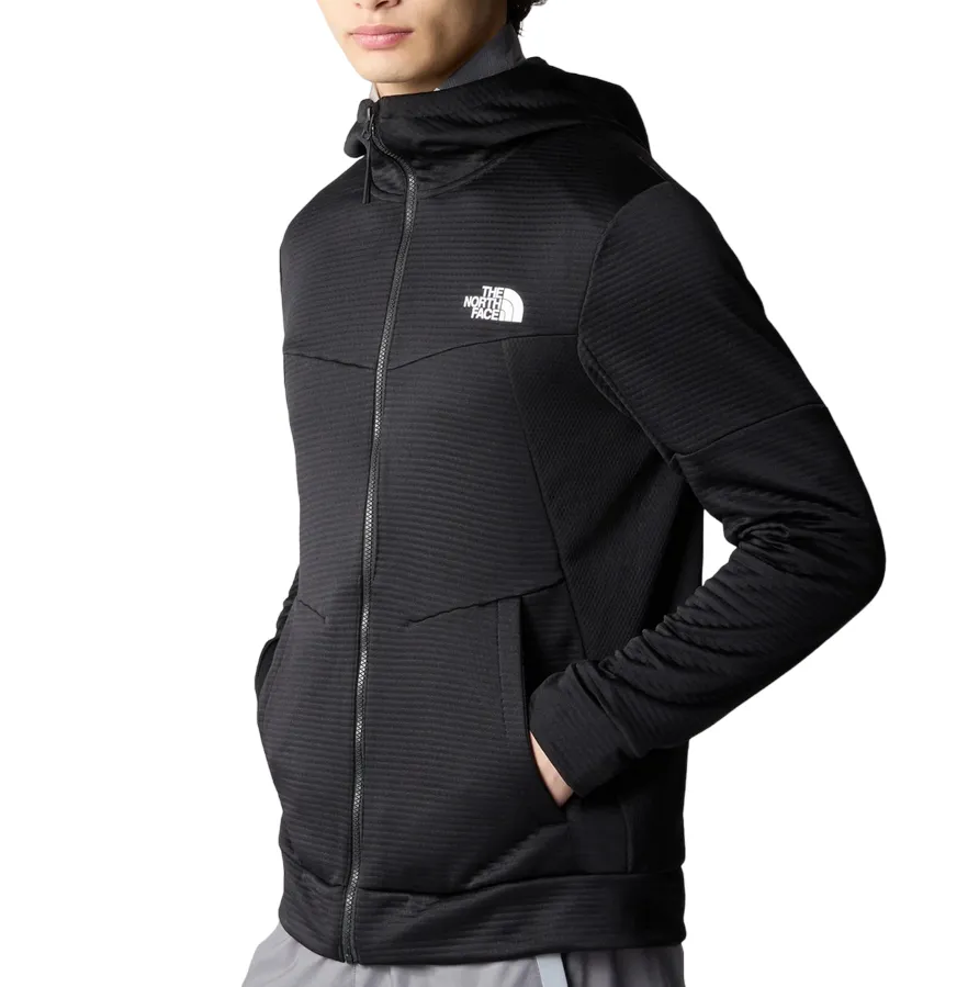 Street Comfort The North Face giacca con cappuccio da uomo Bolt Polartec NF0A87J5JK31 nero