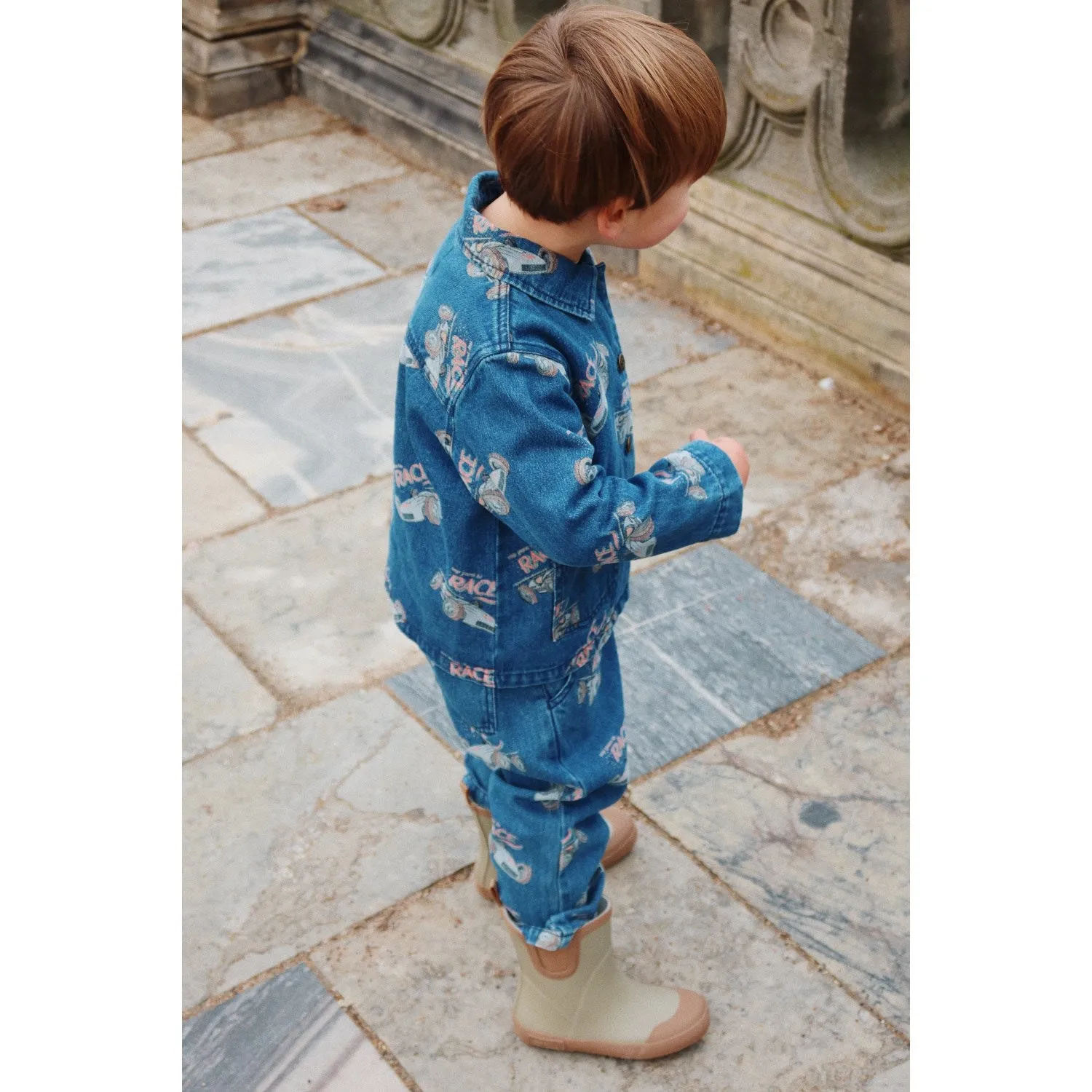 Konges Sl?jd Race Denim Magot Pants Gots Temperature Regulating Fabric