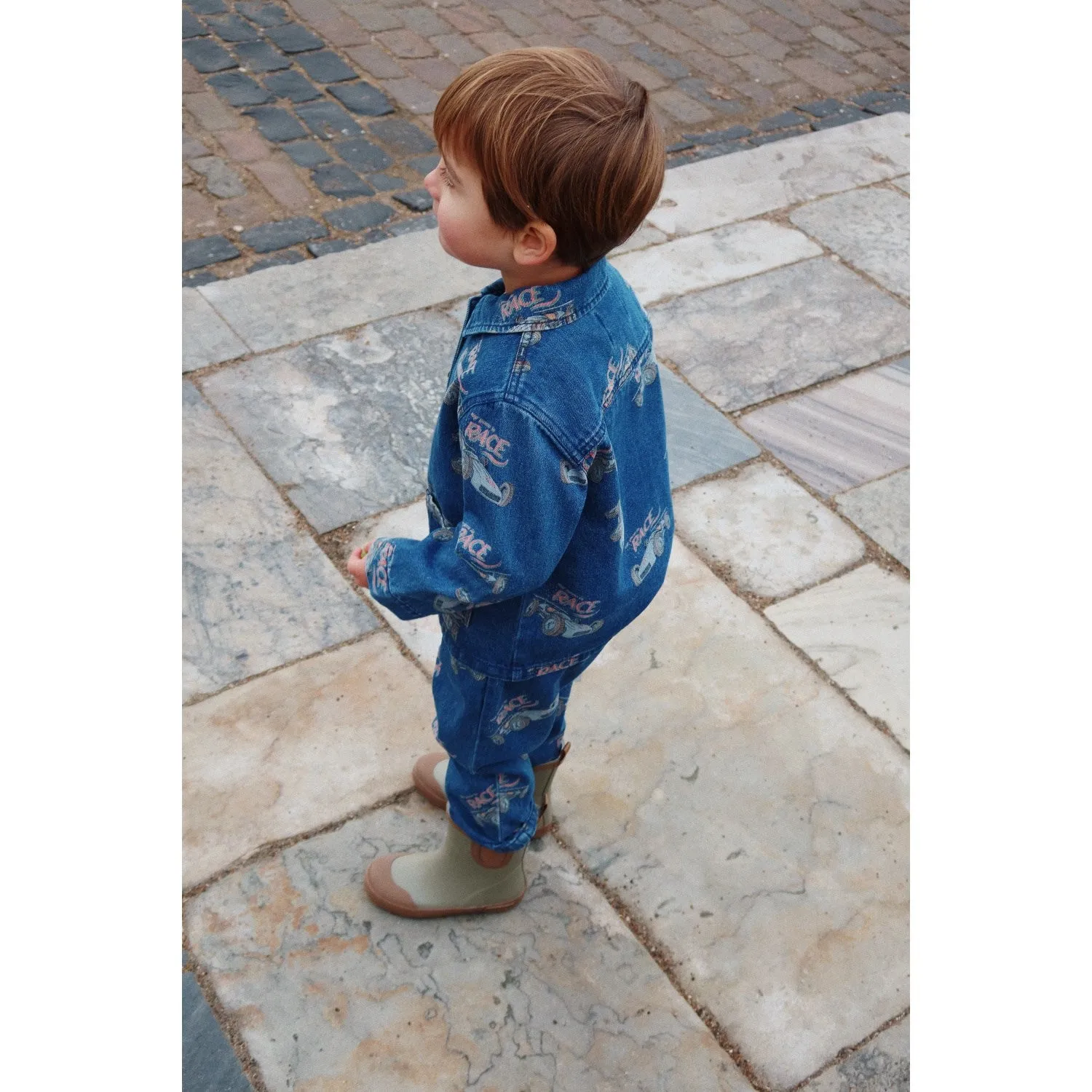 Konges Sl?jd Race Denim Magot Pants Gots Suitable Fit Home Comfort Weekend Warrior